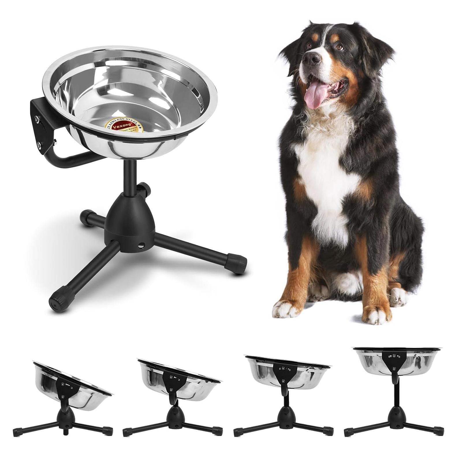 Cuenco Elevado para Perros Vexong Mediano Ajustable 2L