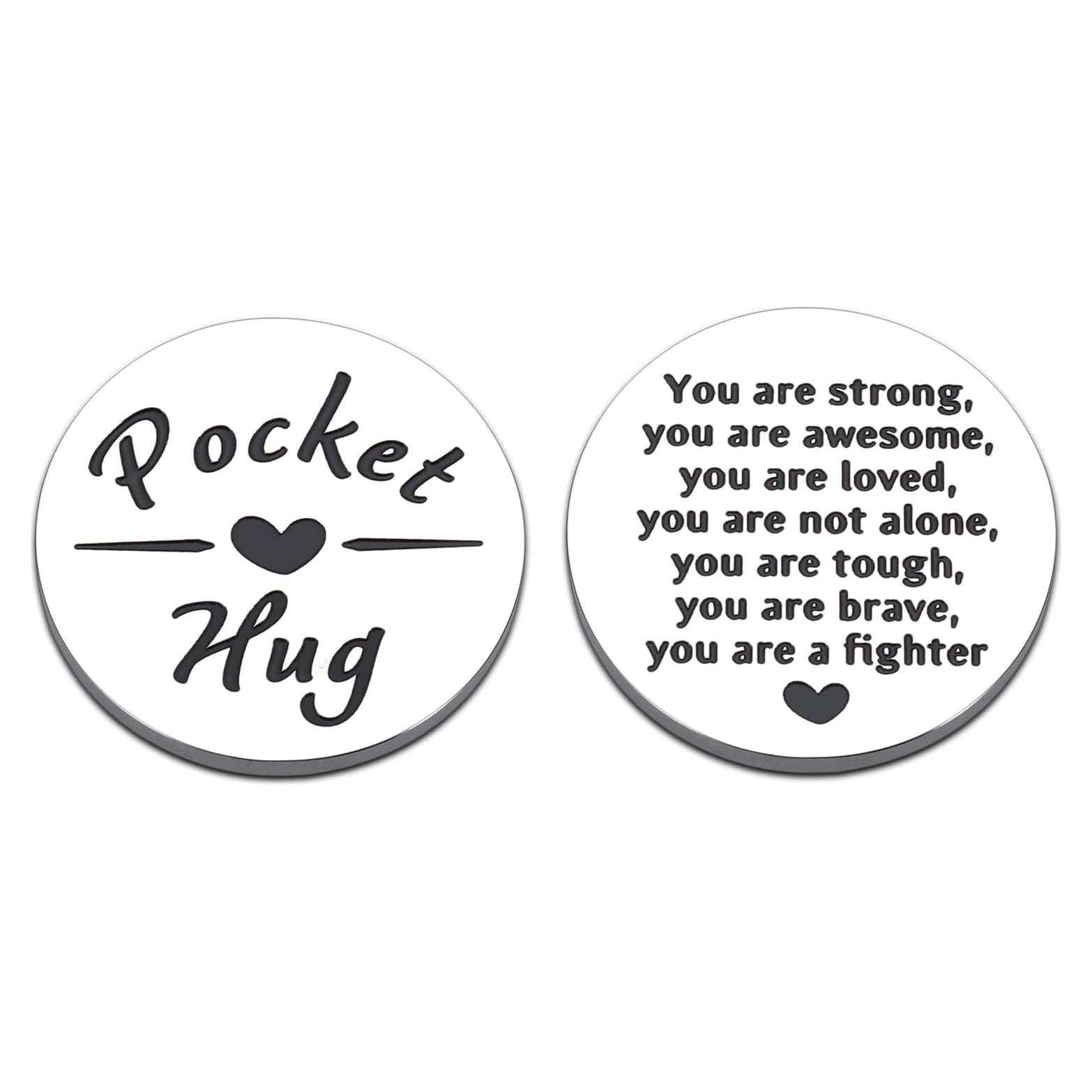 Token de Abrazo de Bolsillo Enbloceclat Regalo Inspiracional