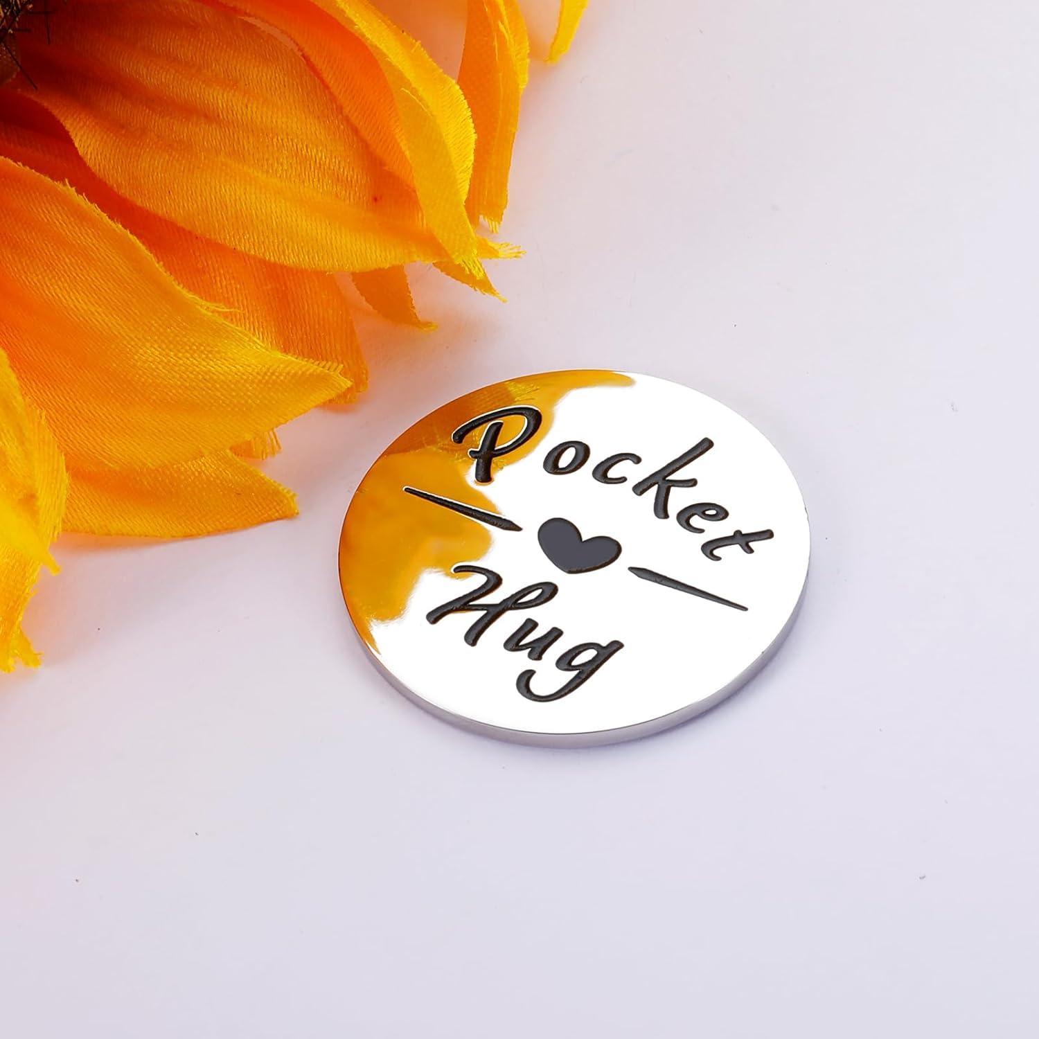 Token de Abrazo de Bolsillo Enbloceclat Regalo Inspiracional