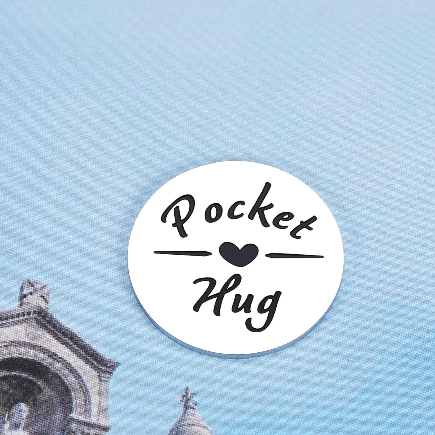 Token de Abrazo de Bolsillo Enbloceclat Regalo Inspiracional