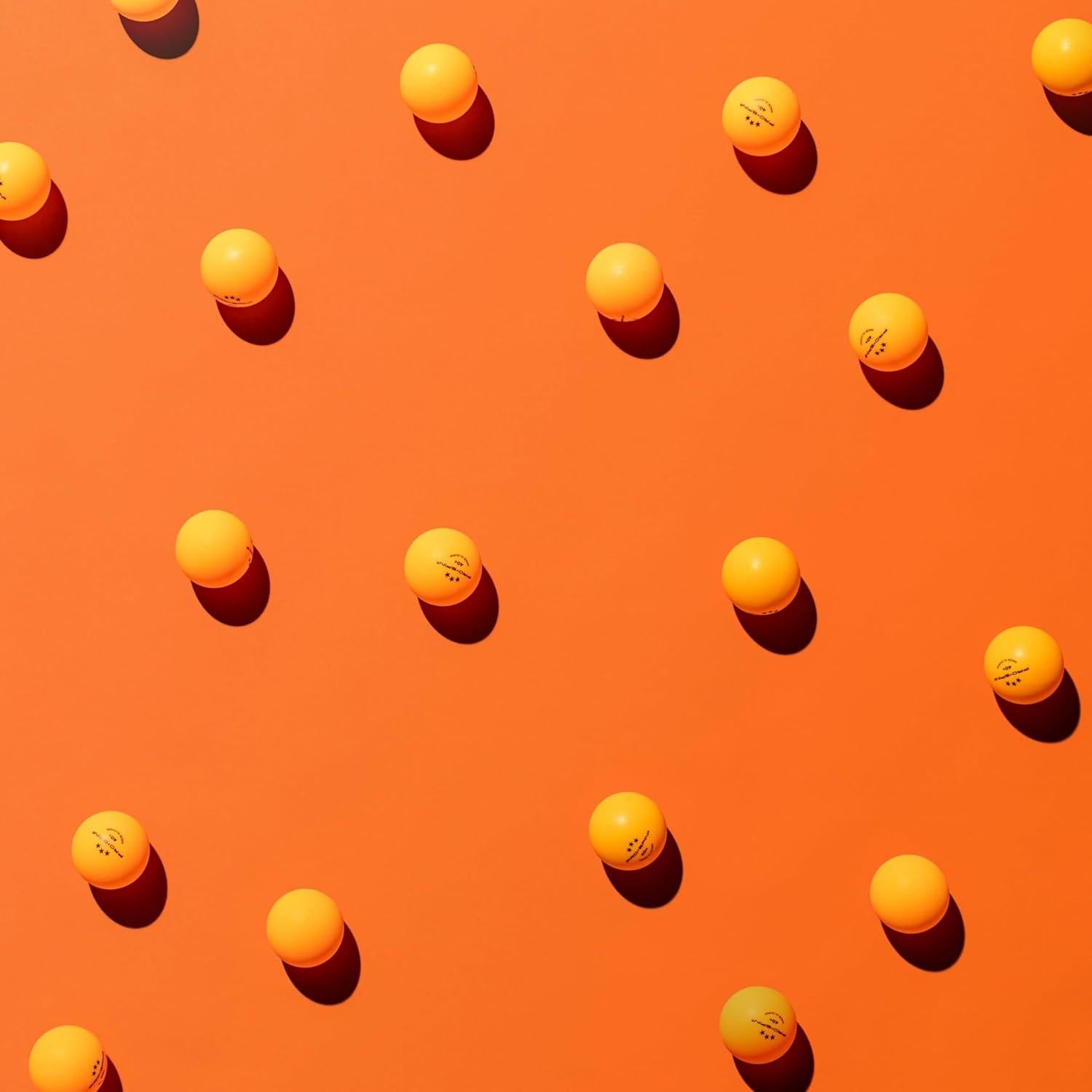 Pelotas de Ping Pong PRO-SPIN Naranjas 60 Unidades 40mm