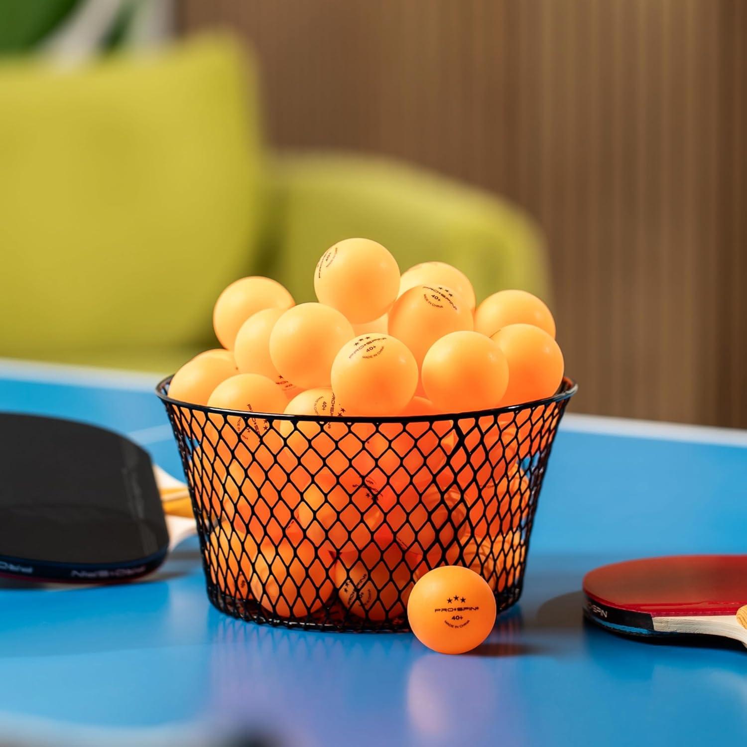 Pelotas de Ping Pong PRO-SPIN Naranjas 60 Unidades 40mm