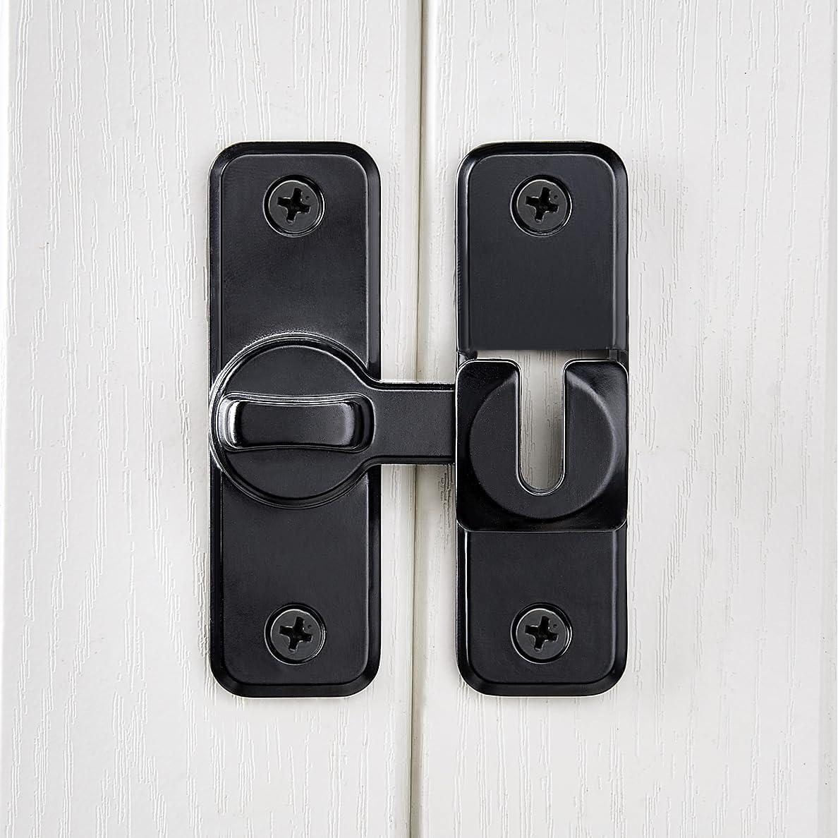 Cerradura de Pestillo de Seguridad INIRET Negra 2.54cm