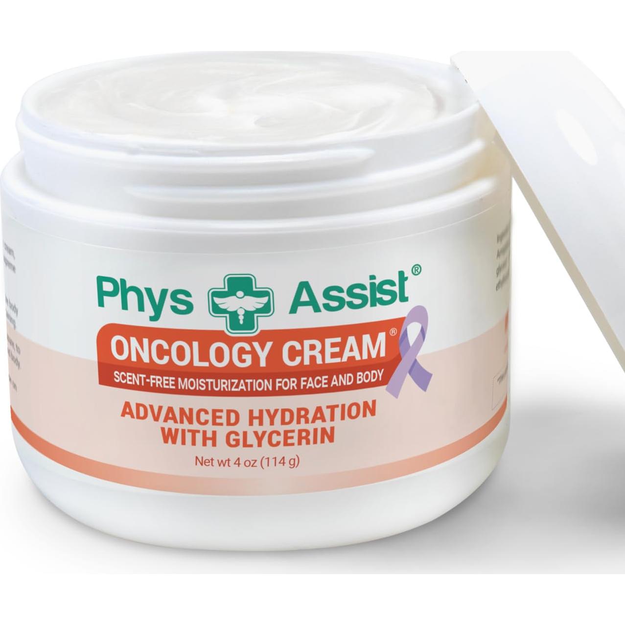 Crema Hidratante Oncológica PhysAssist 113.4 g Sin Fragancia