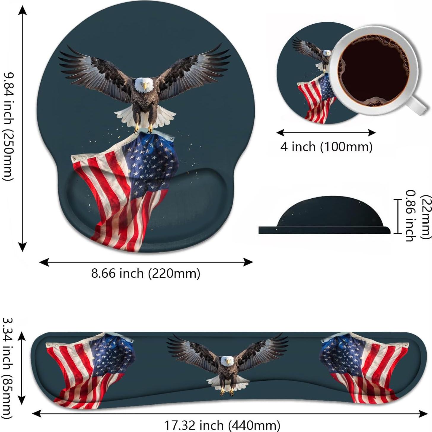 Soporte para Muñeca de Teclado y Ratón FQTBCEARI Ergonómico