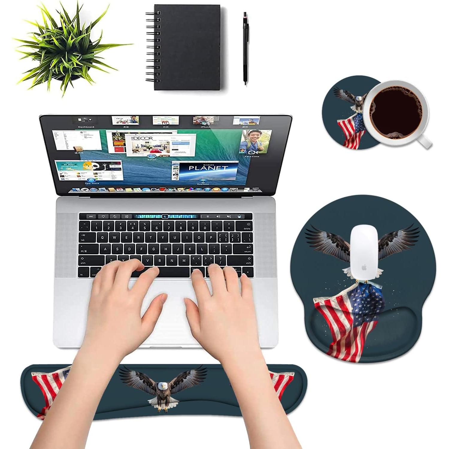 Soporte para Muñeca de Teclado y Ratón FQTBCEARI Ergonómico