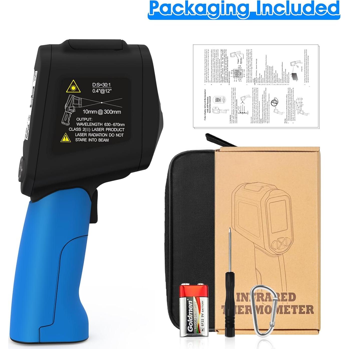 Termómetro Infrarrojo Bluetooth AOPUTTRIVER AP-1580C-APP