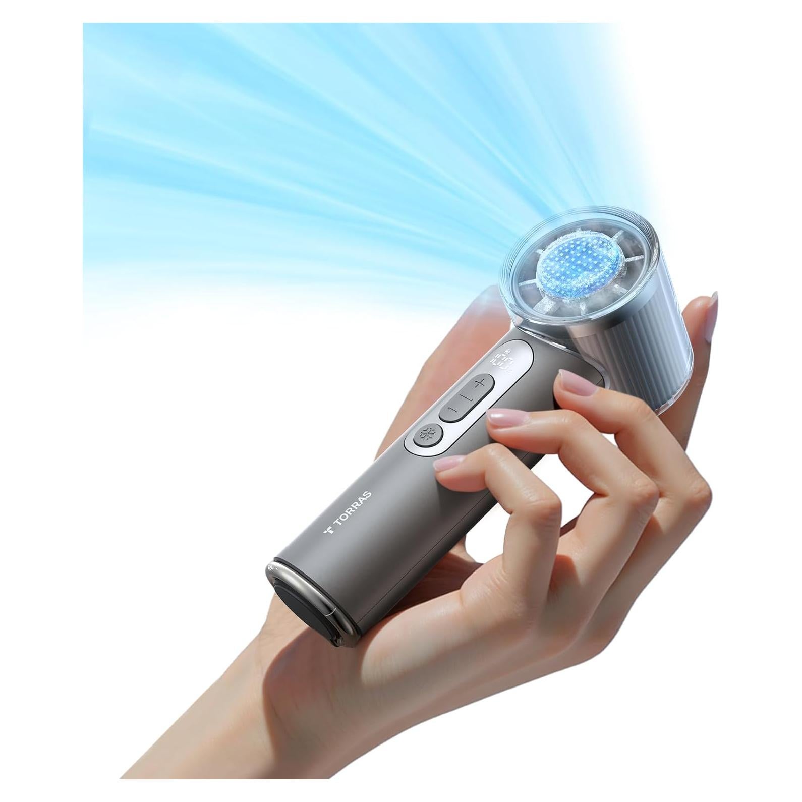 Ventilador de Mano TORRAS COOLiFY iva 5000mAh Ajustable