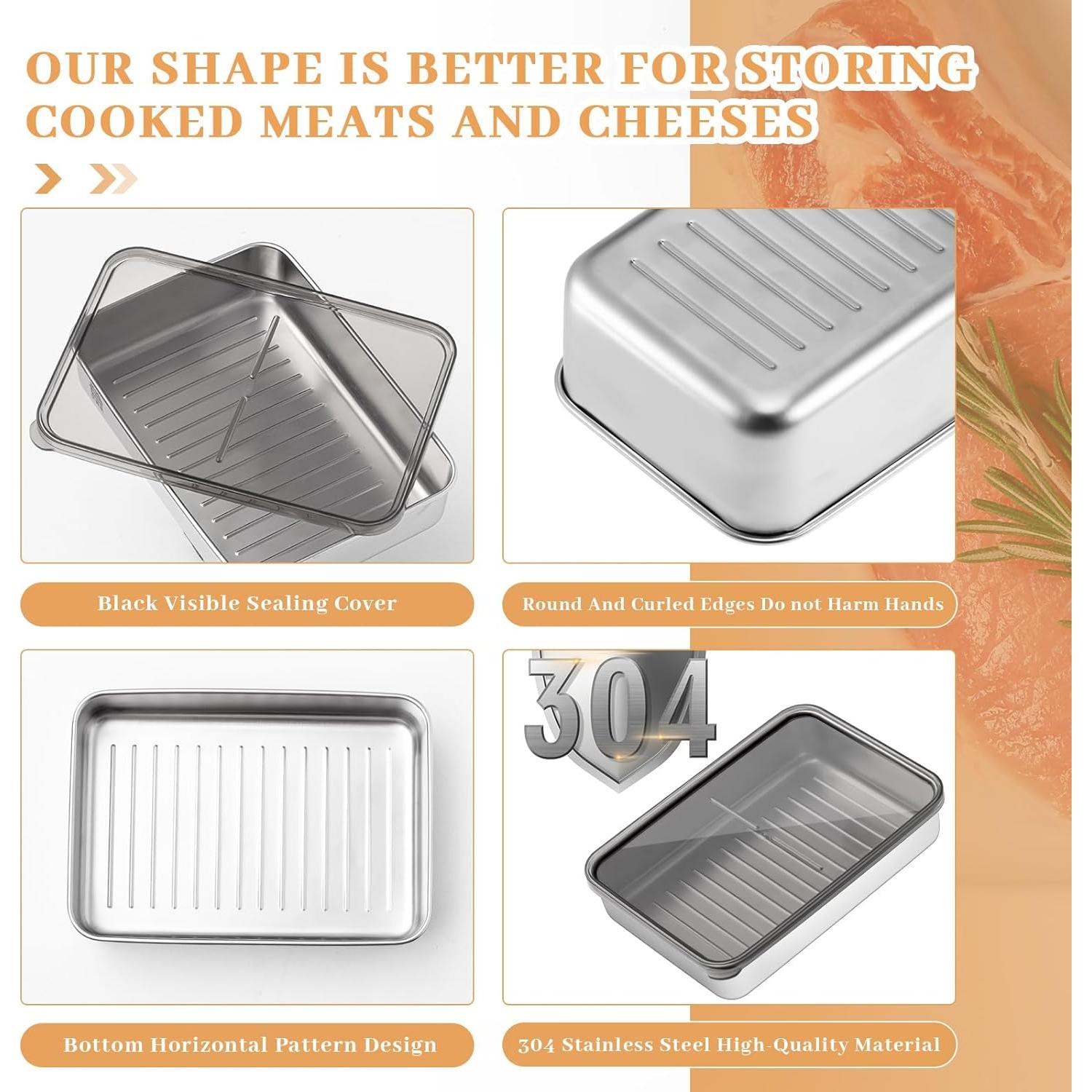 Contenedor Hermético de Acero Inoxidable Hushee Pack 6