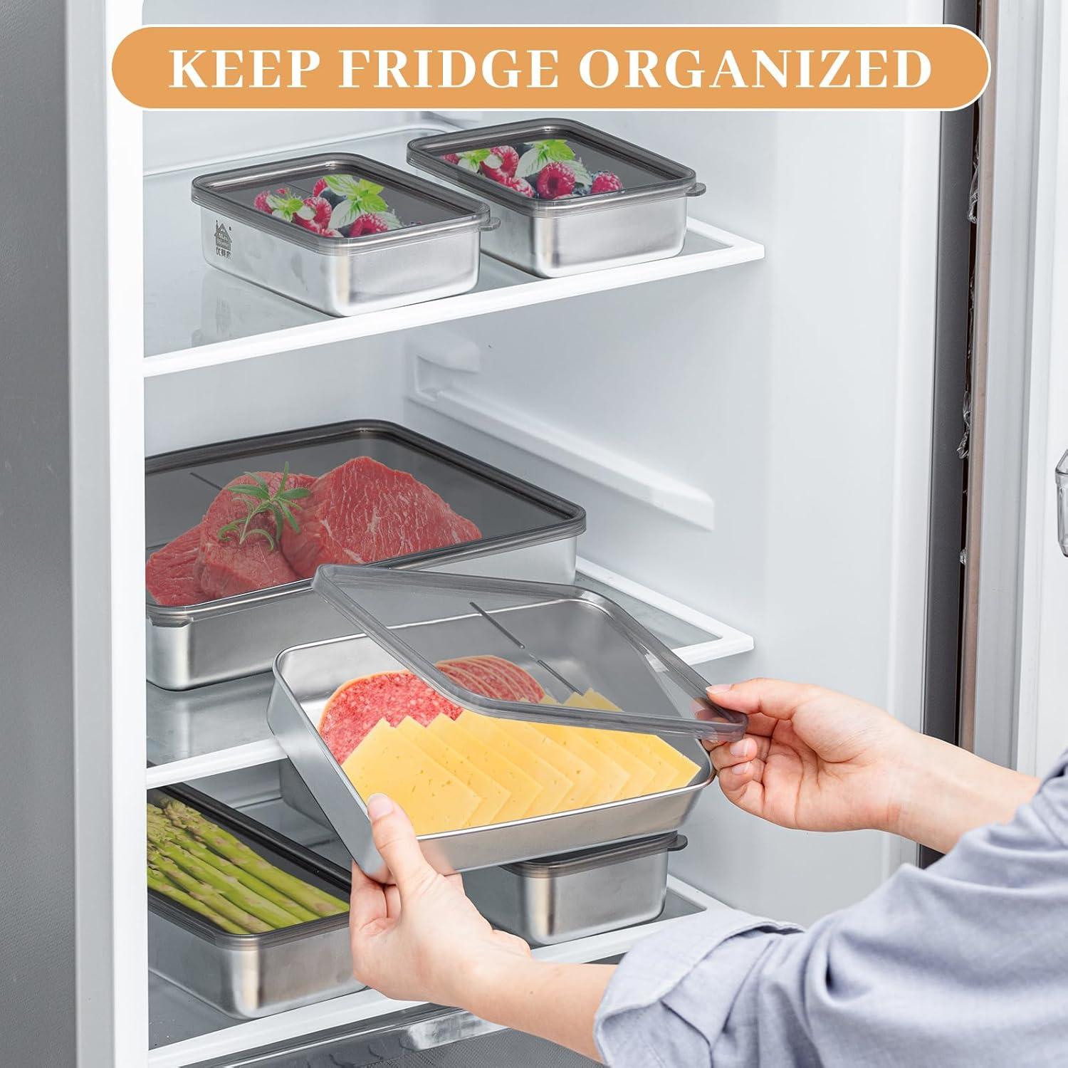 Contenedor Hermético de Acero Inoxidable Hushee Pack 6