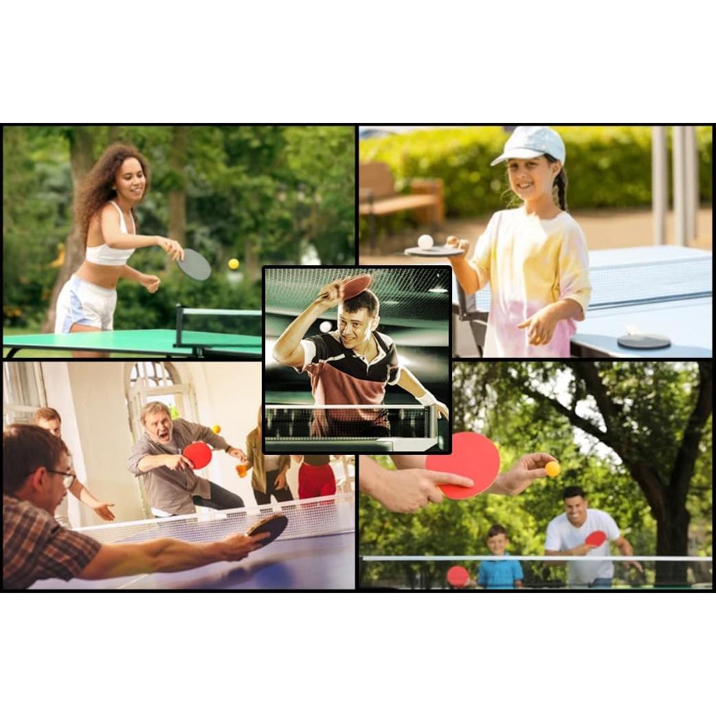 Set de Ping Pong Detro para 4 Jugadores con Estuche