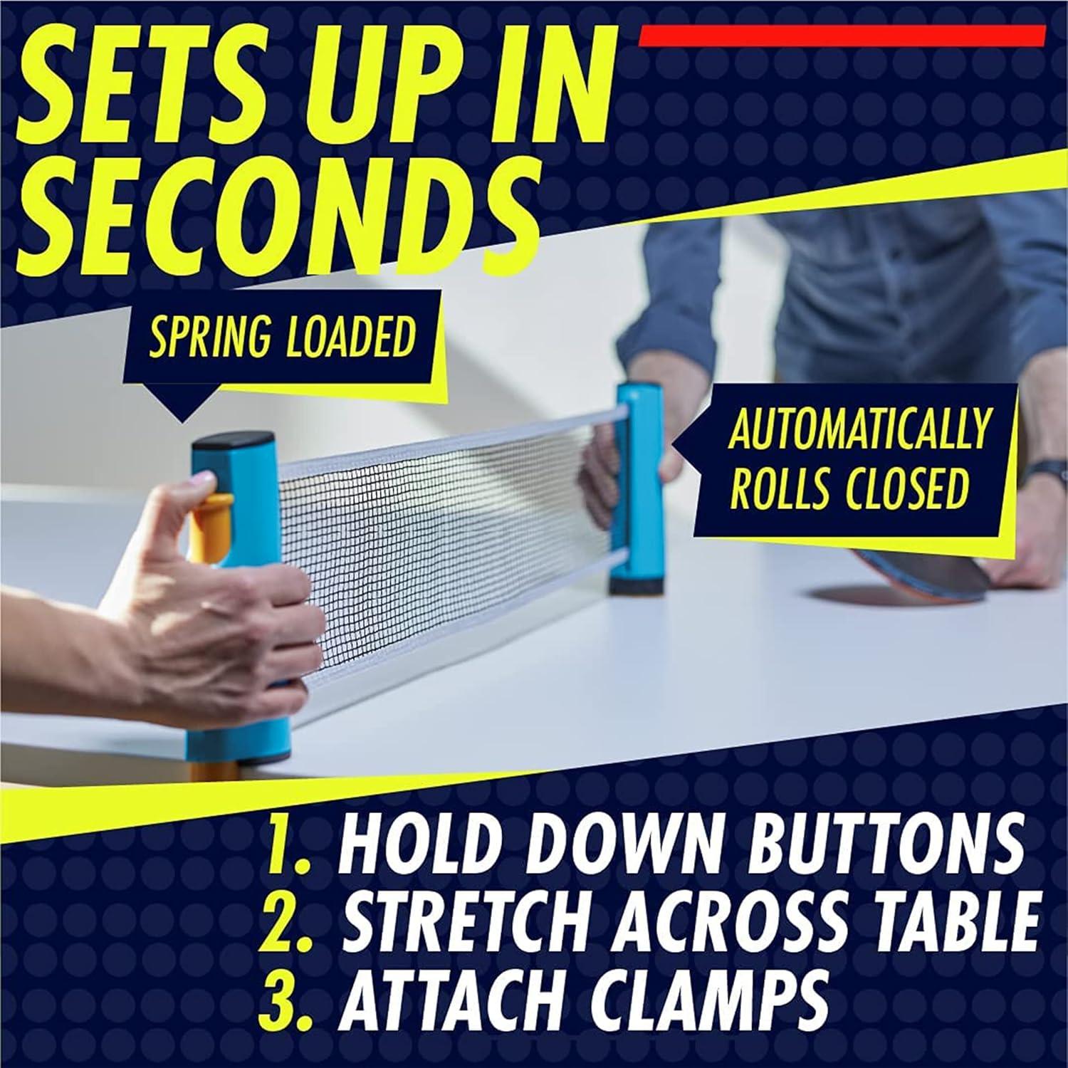 Red de Ping Pong Retráctil NIBIRU SPORT para Mesa