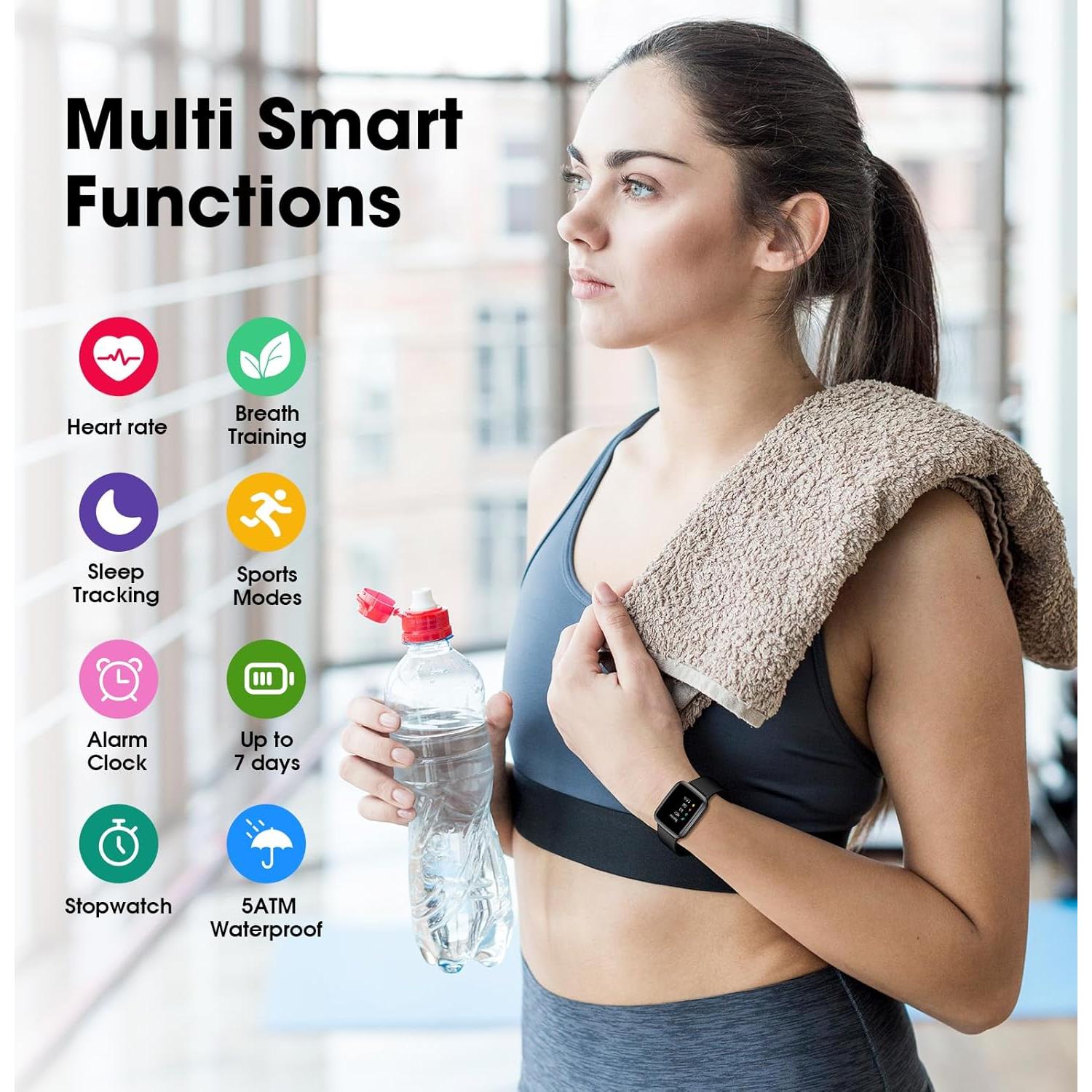 Reloj Fitness LIVIKEY LK-F1 Monitor Cardíaco 5ATM