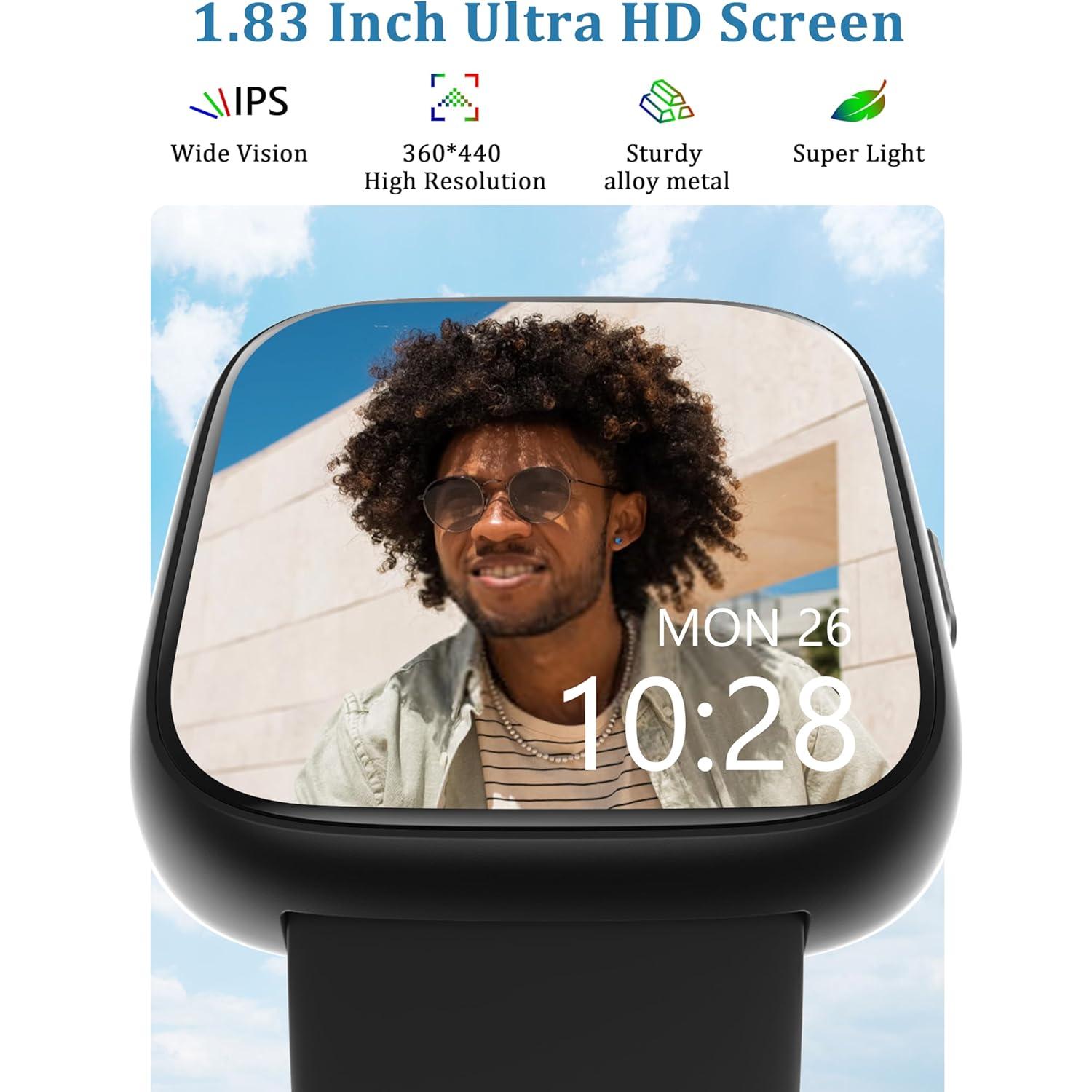 Reloj Inteligente LODIMEKE IDW26 1.83" IP68 Salud y Alexa