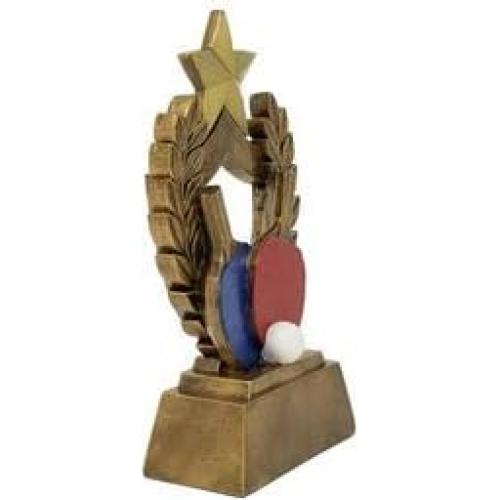 Trofeo de Ping Pong Decade Awards 16.5 cm Personalizado