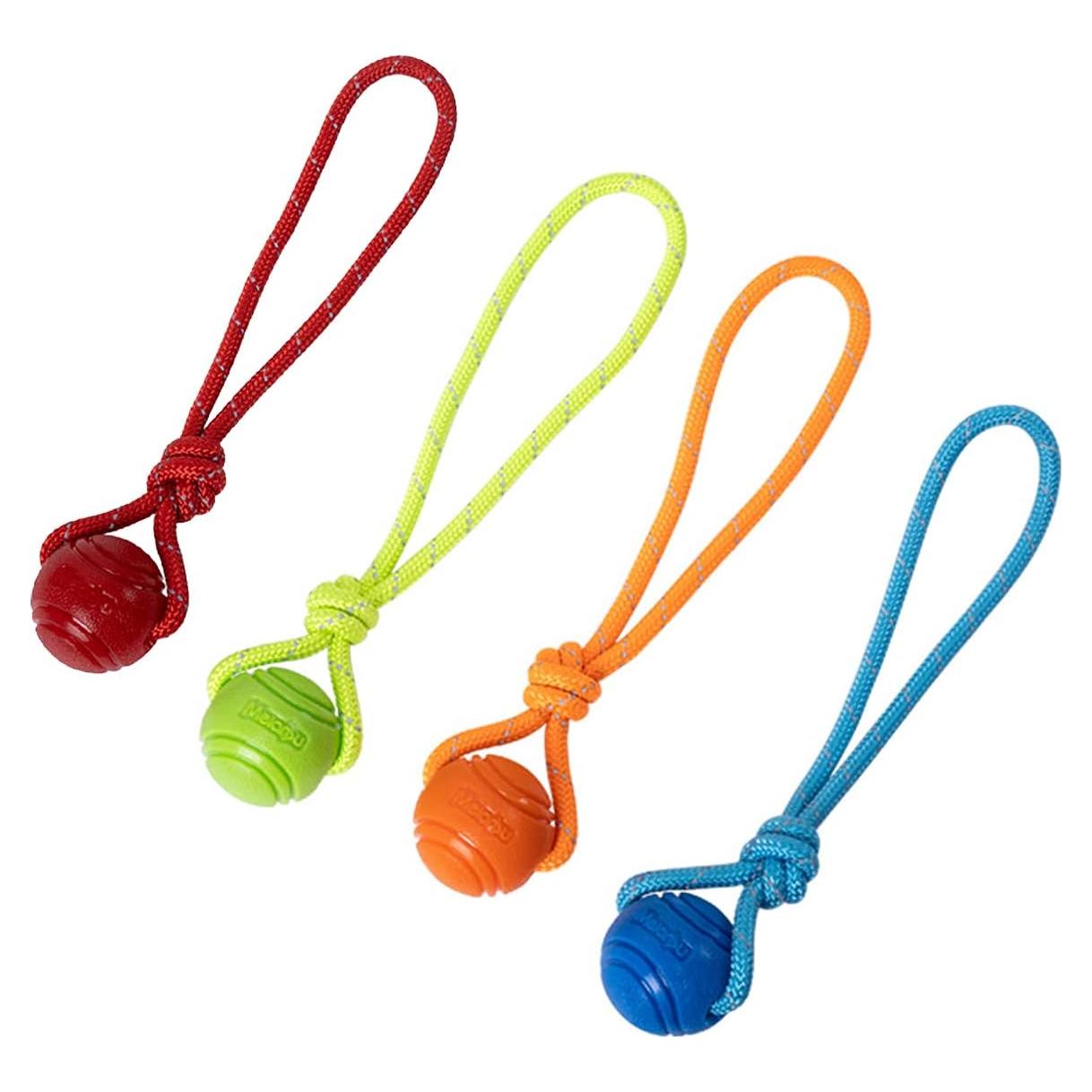 Pelota de Entrenamiento para Perros Vitalili 5cm con Cuerda