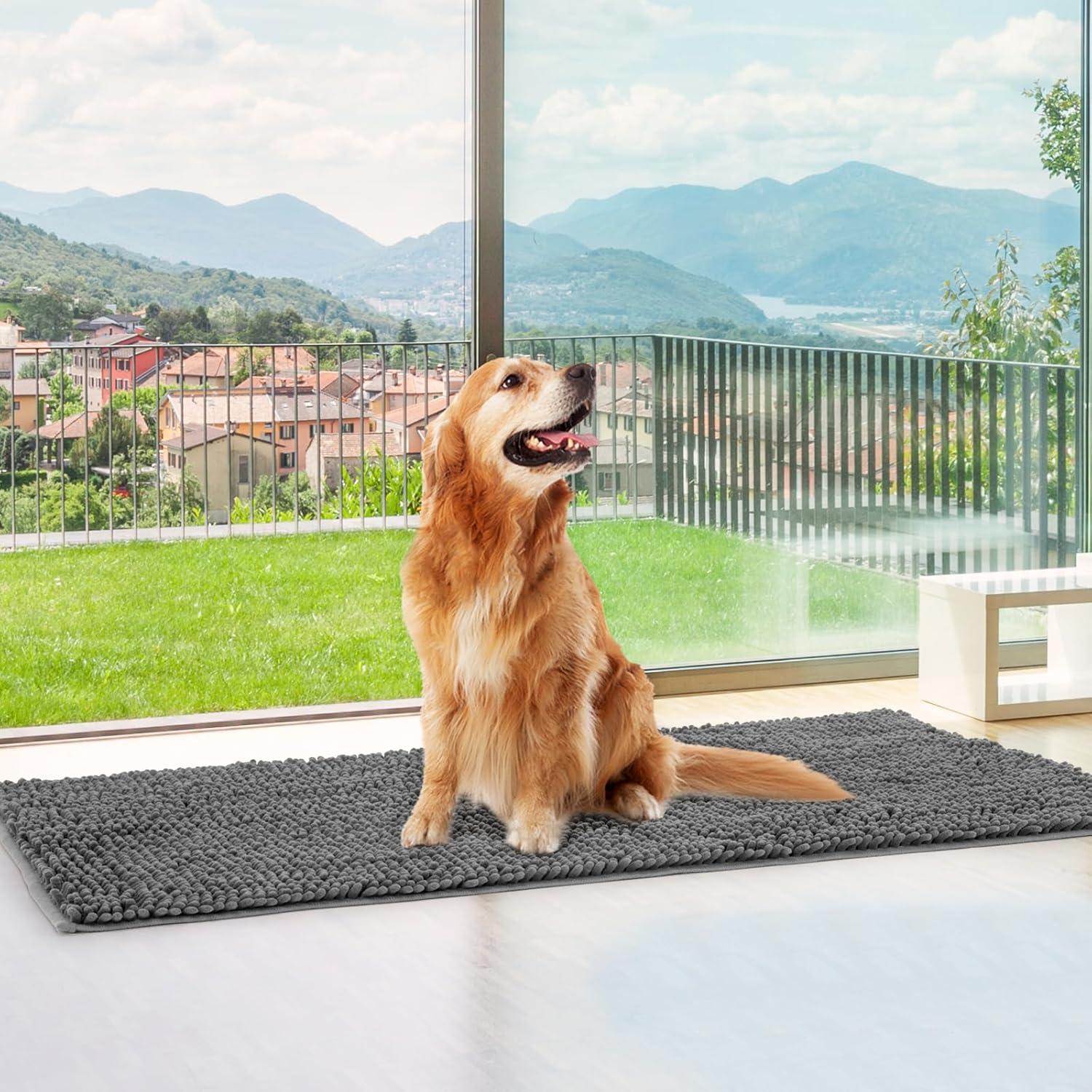 Alfombra Absorbente HOMEK 182x60 cm Antideslizante para Perros