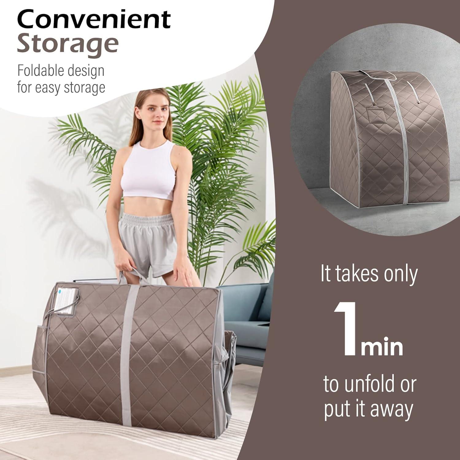 Sauna Portátil ZONEMEL 8.90 kg Infrarrojo Lejano Relax