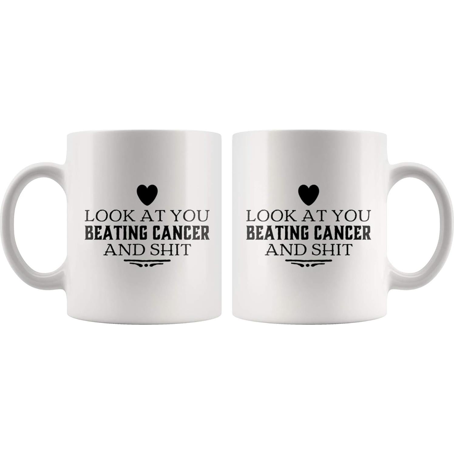 Taza Cerámica Panvola 11 oz Motivacional Supervivientes Cáncer