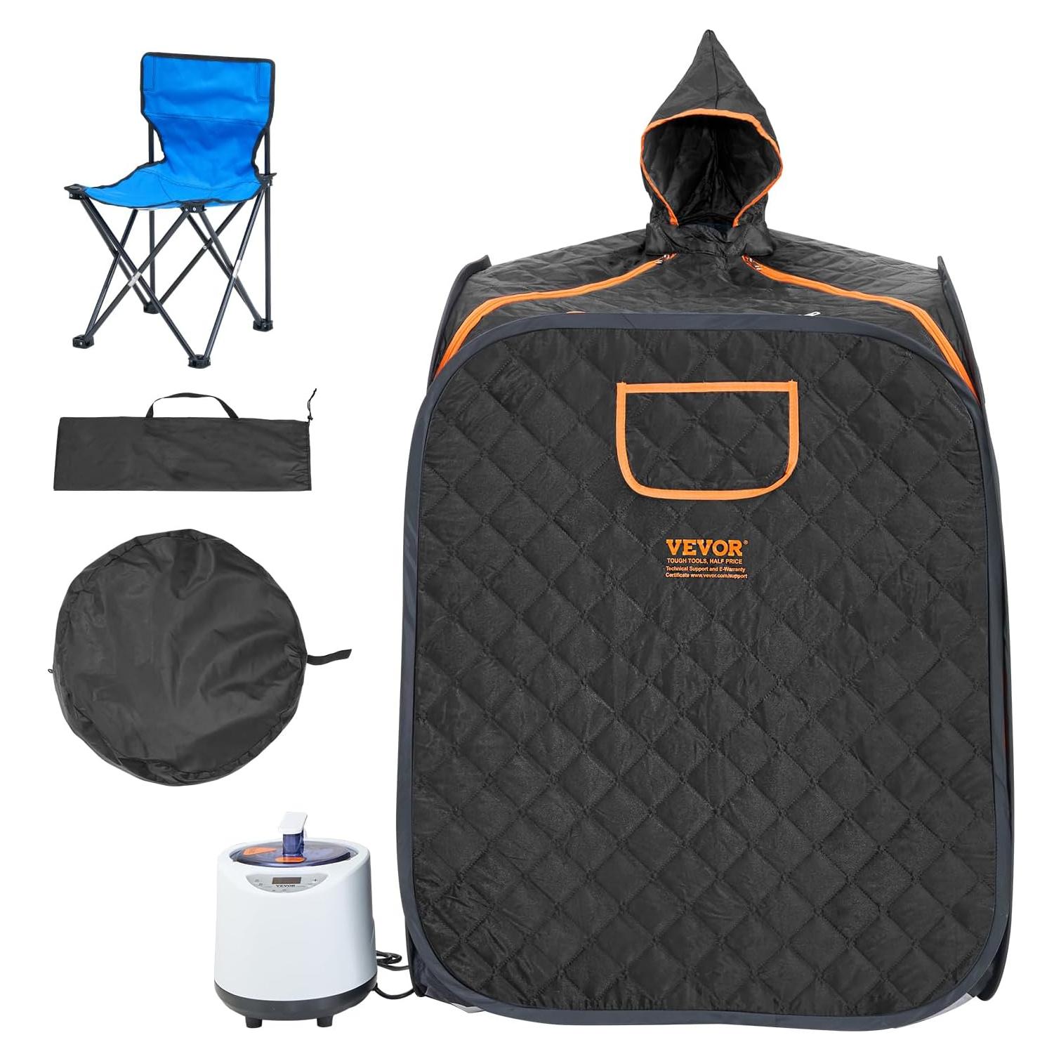 Carpa de Sauna Personal VEVOR 1200W Plegable y Portátil
