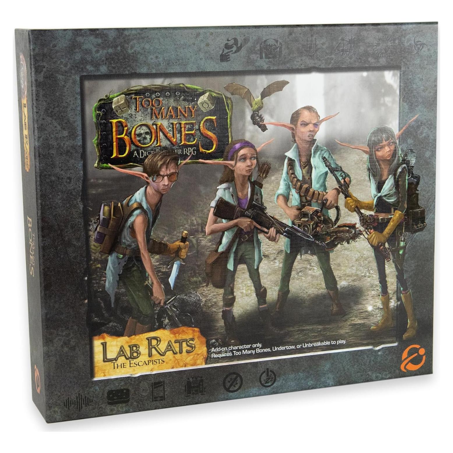 Expansión de Juego de Rol Demasiados Huesos Ratas de Laboratorio