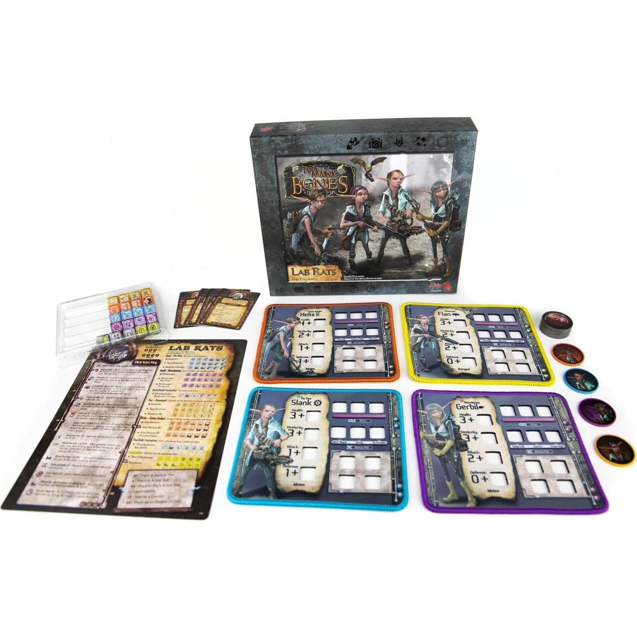 Expansión de Juego de Rol Demasiados Huesos Ratas de Laboratorio