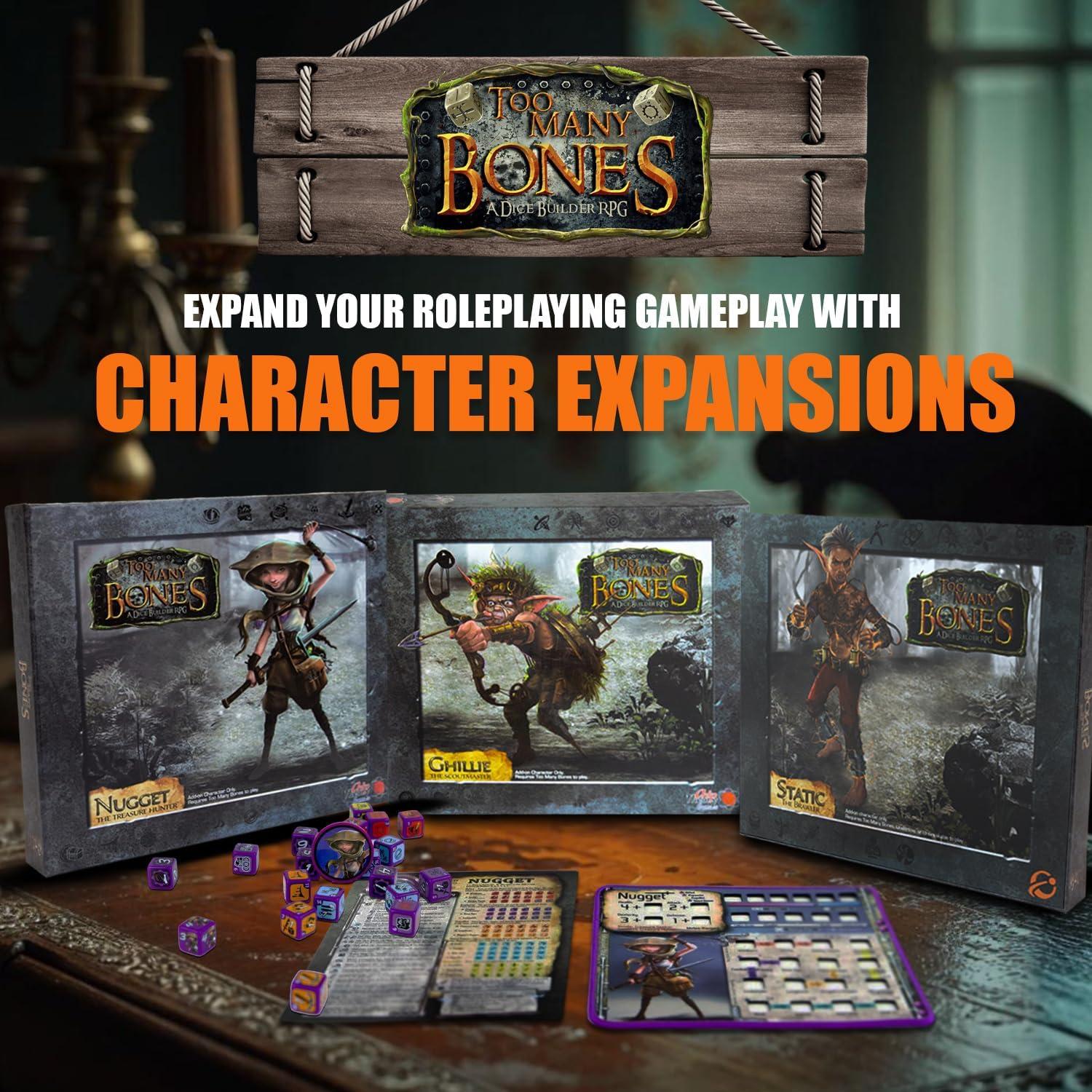 Expansión de Juego de Rol Demasiados Huesos Ratas de Laboratorio