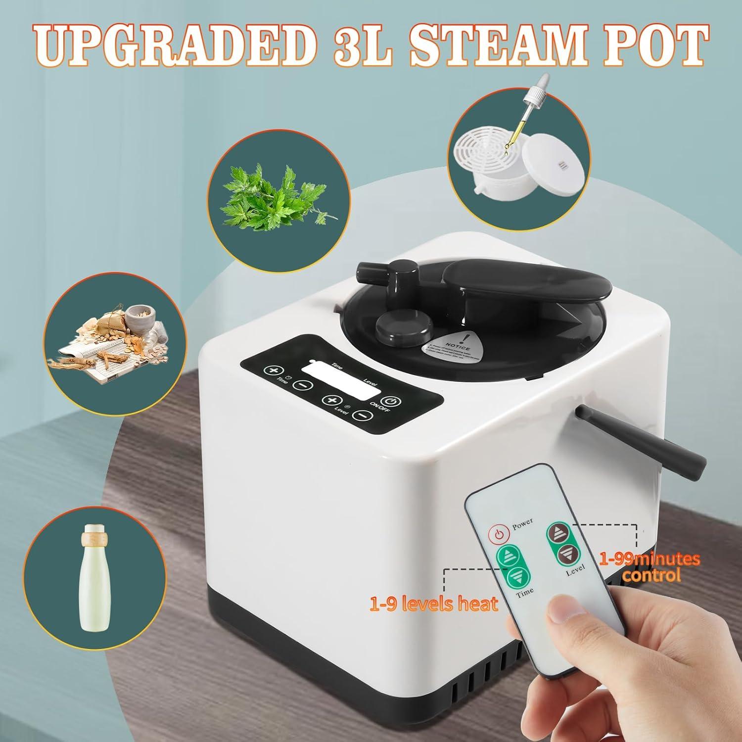 Sauna de Vapor Portátil ZONEMEL con Luz Roja y Control Remoto