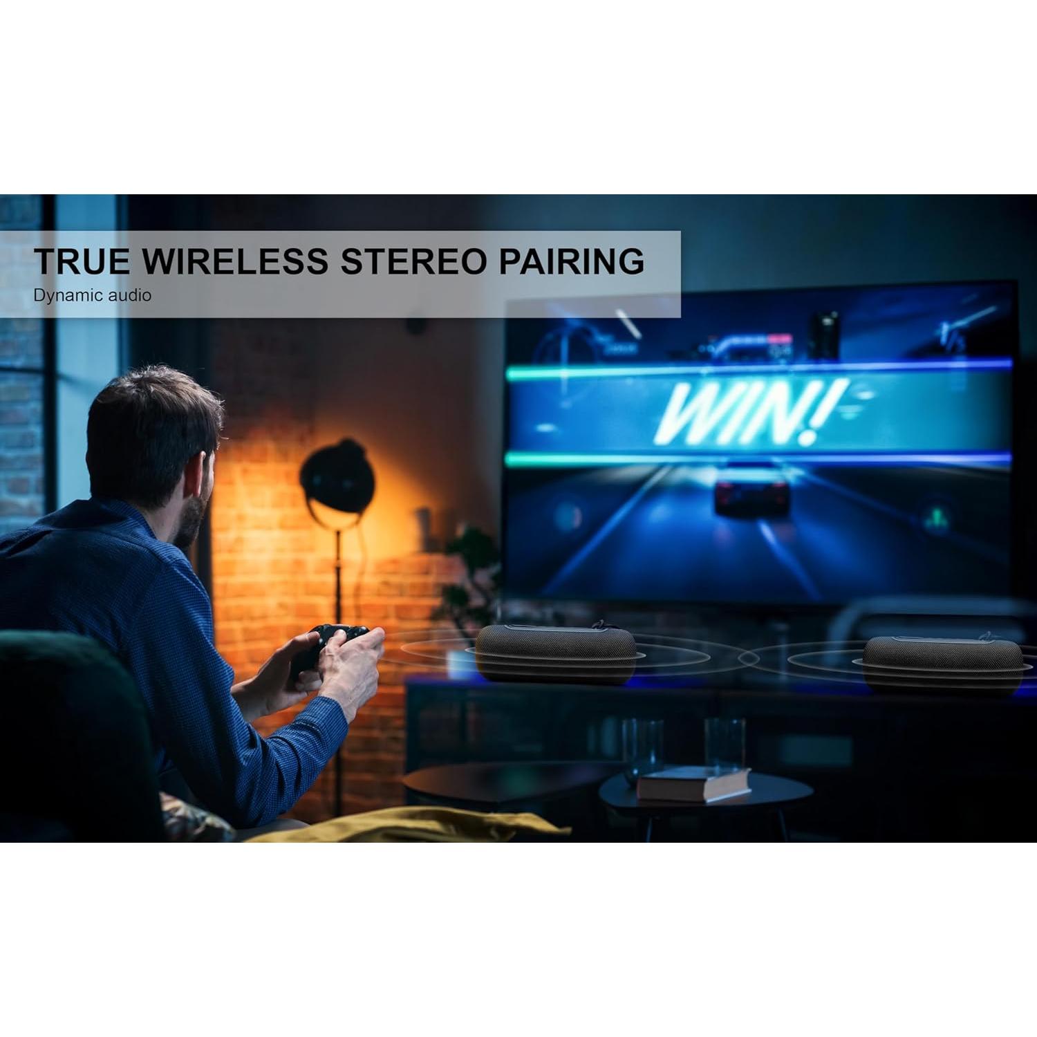 Altavoz Bluetooth Fisher SBT650K Negro 14W IPX5 8H TWS