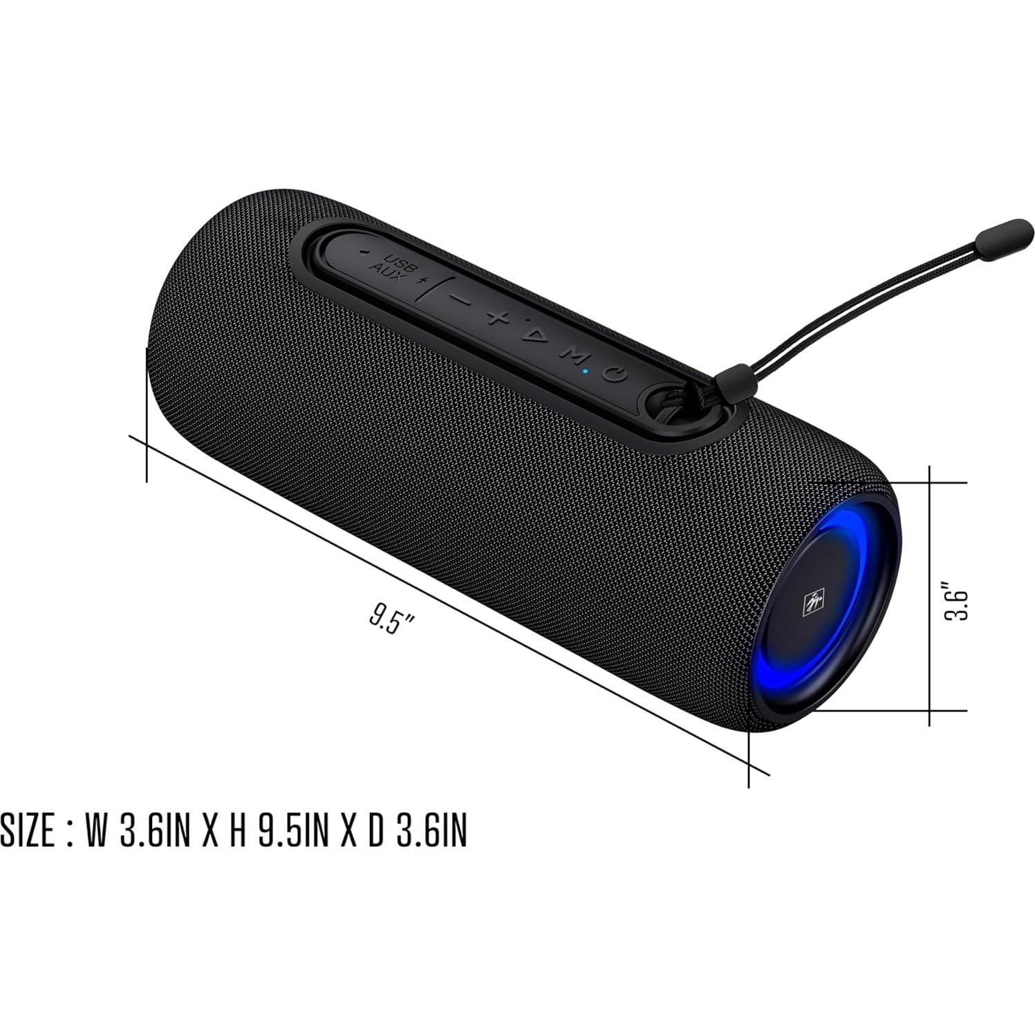 Altavoz Bluetooth Fisher SBT650K Negro 14W IPX5 8H TWS