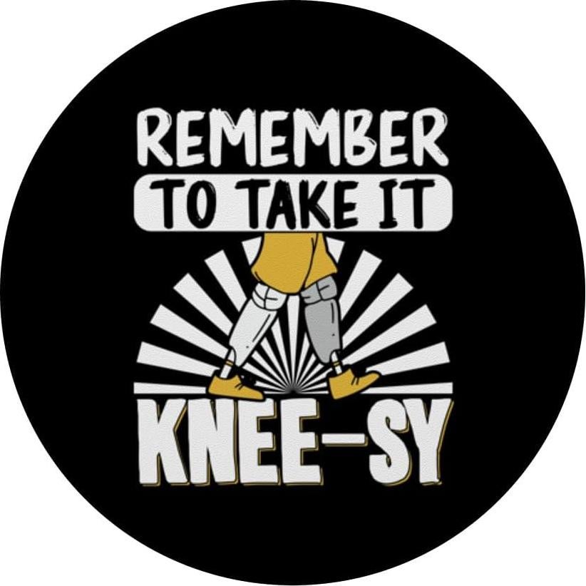 PopSockets PopGrip Adhesivo Pierna Amputación Humor Negro