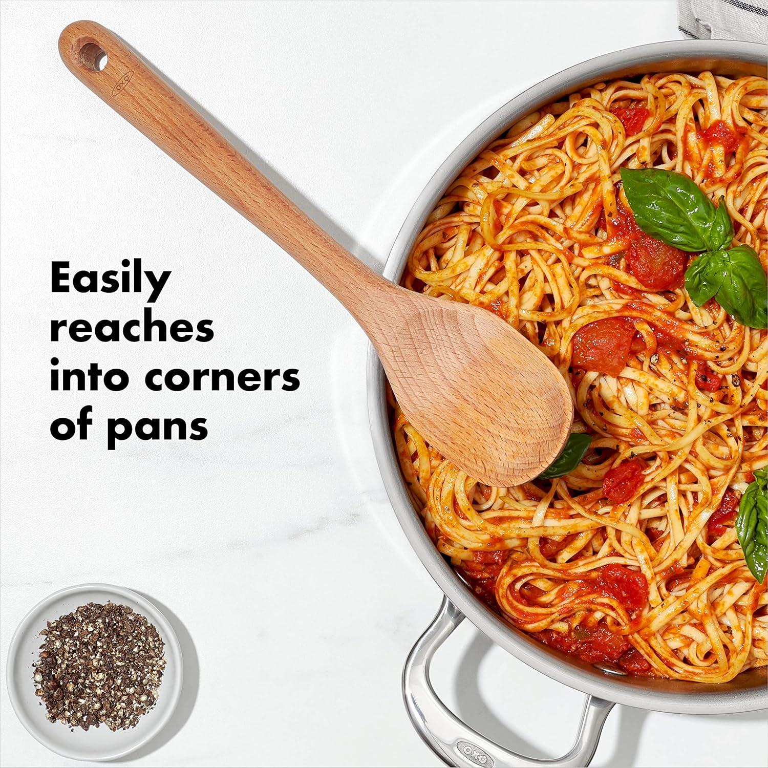 Set de Utensilios de Cocina de Madera OXO Good Grips 3 Piezas