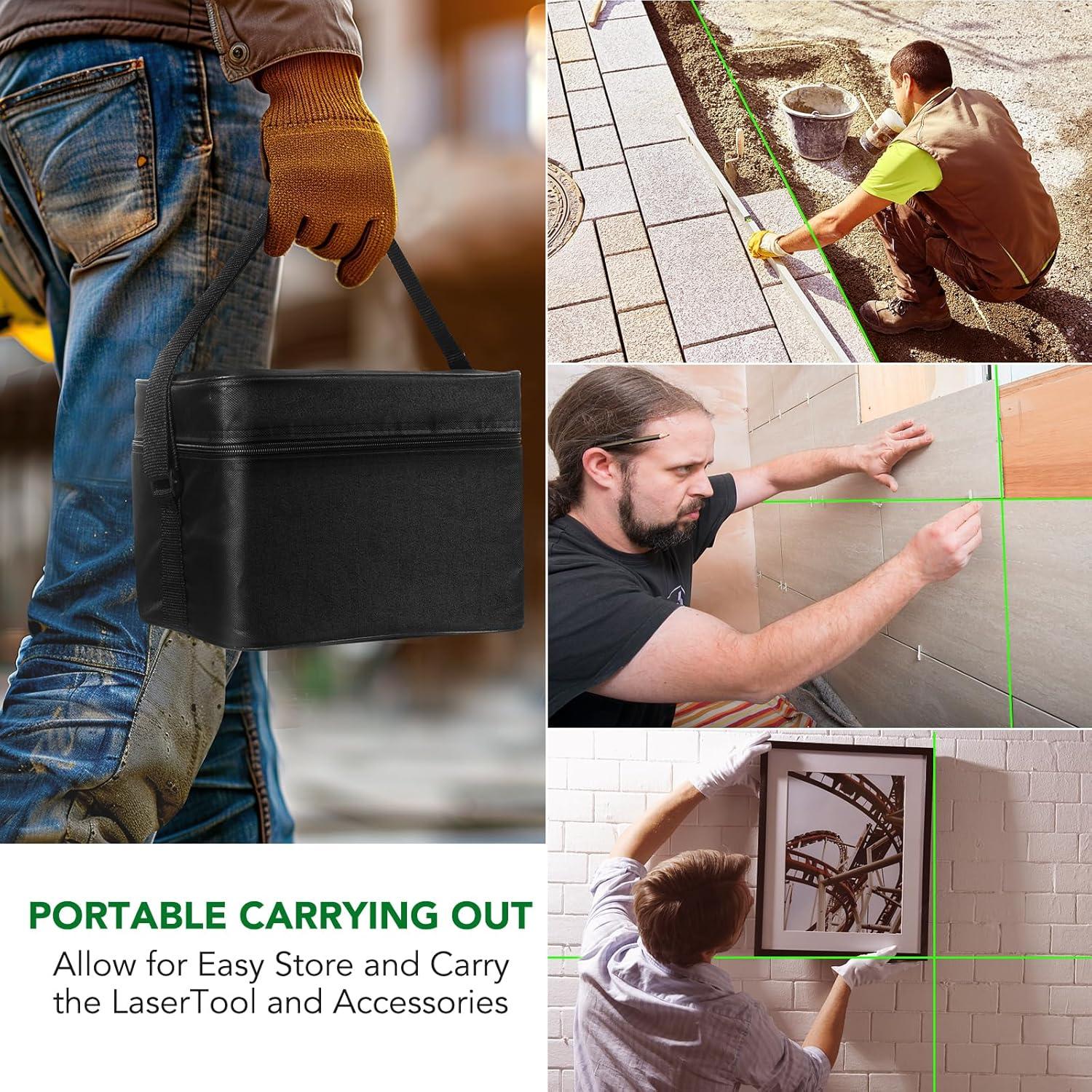 Nivel láser FELLAT 4D 360° verde auto nivelante