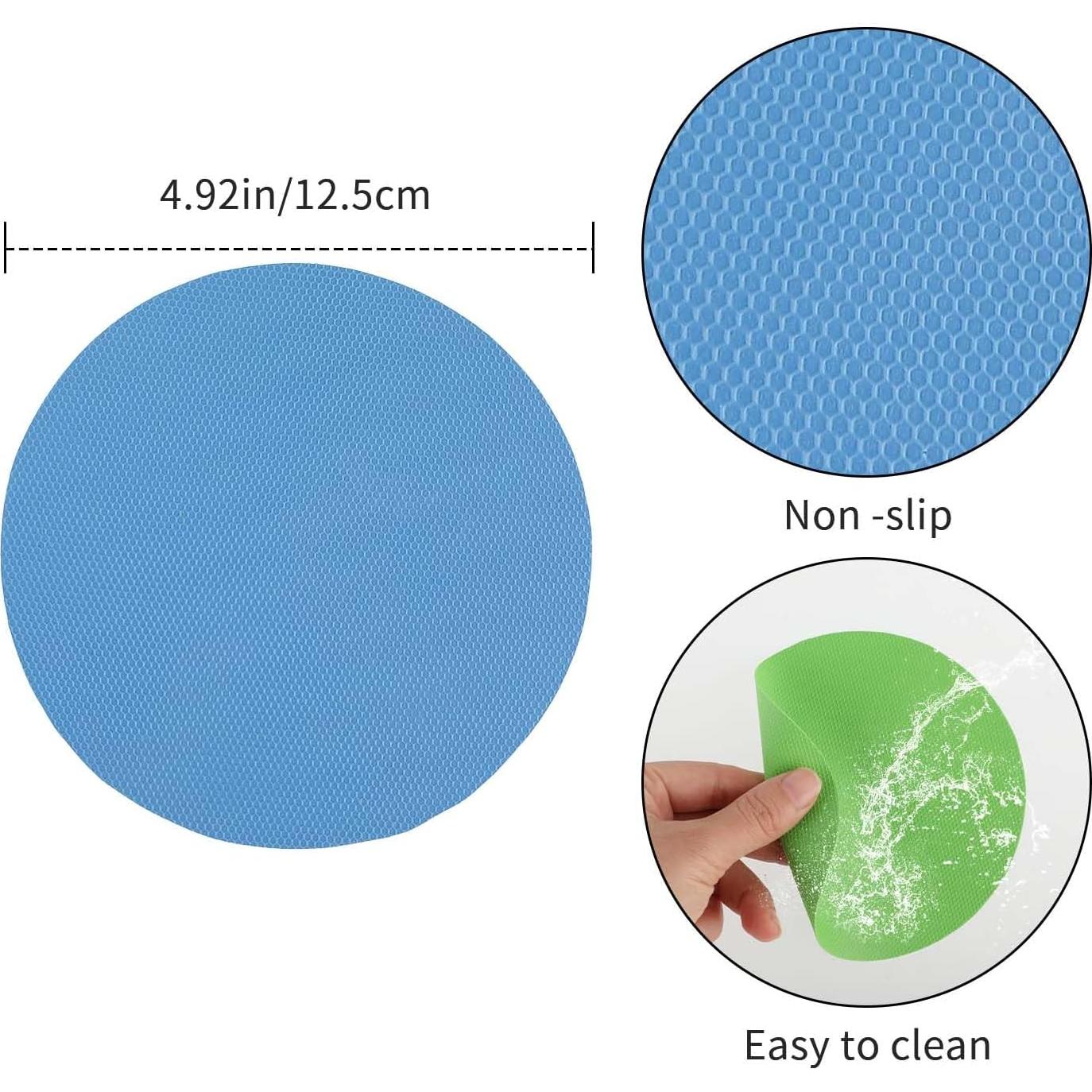 Almohadillas de Agarre de Tarros Sibba 6 Piezas Goma Antideslizante