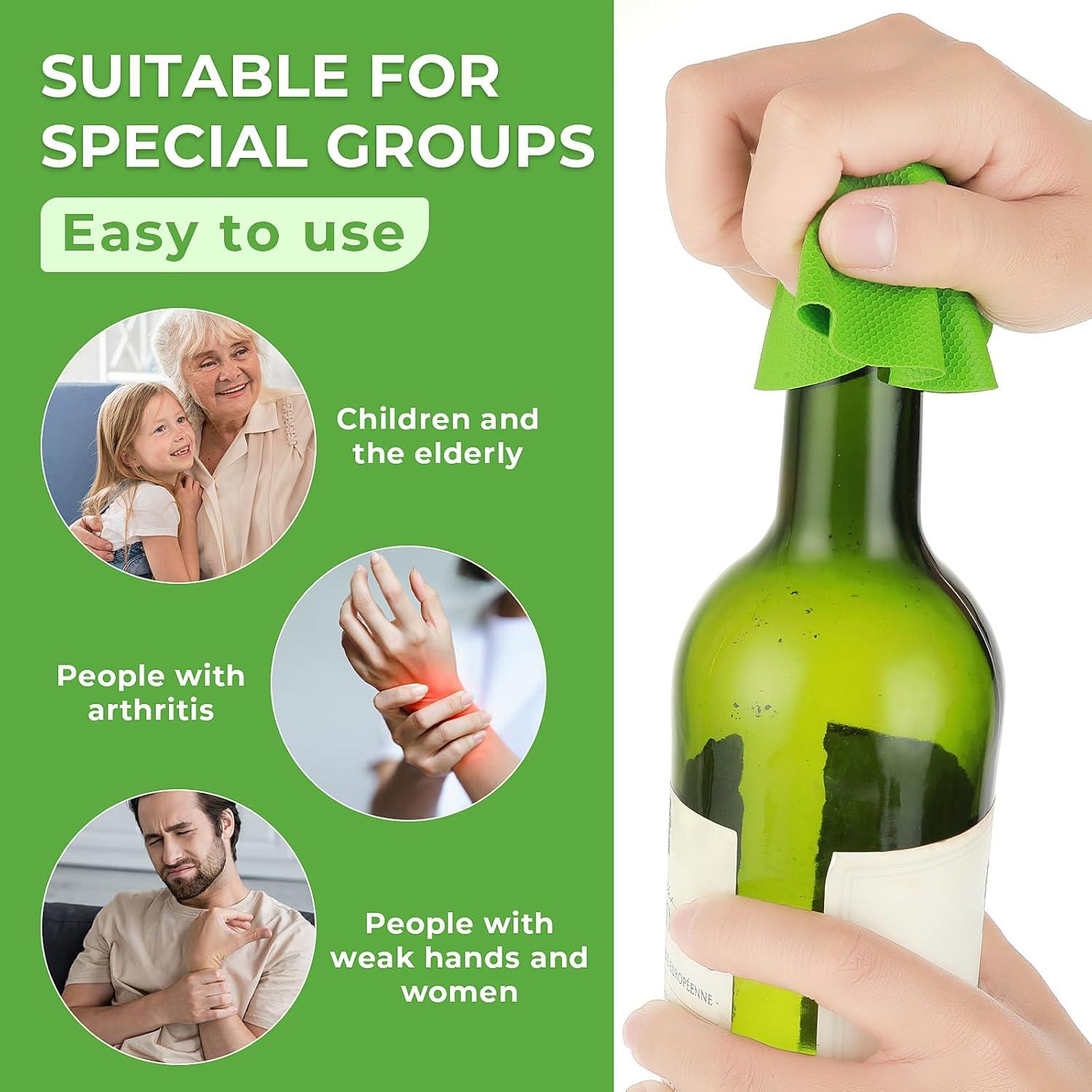 Almohadillas de Agarre de Tarros Sibba 6 Piezas Goma Antideslizante