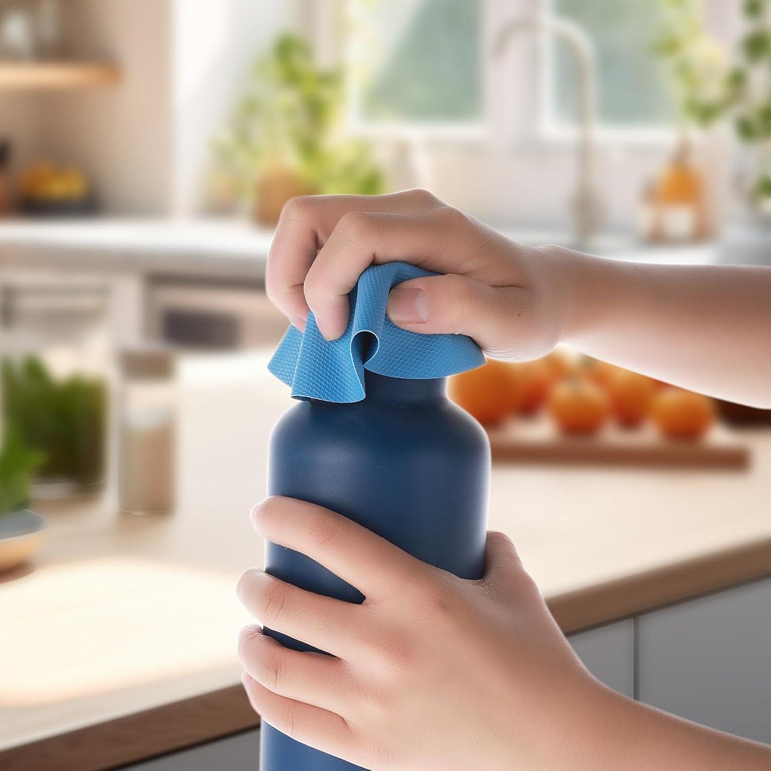 Almohadillas de Agarre de Tarros Sibba 6 Piezas Goma Antideslizante