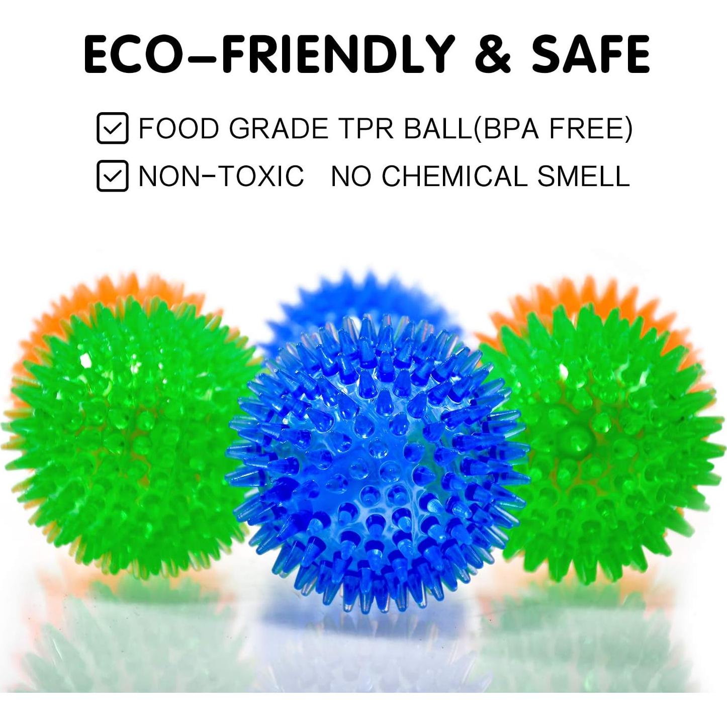 Pelotas Squeaky Sharlovy para Perros Pequeños - 6 Piezas