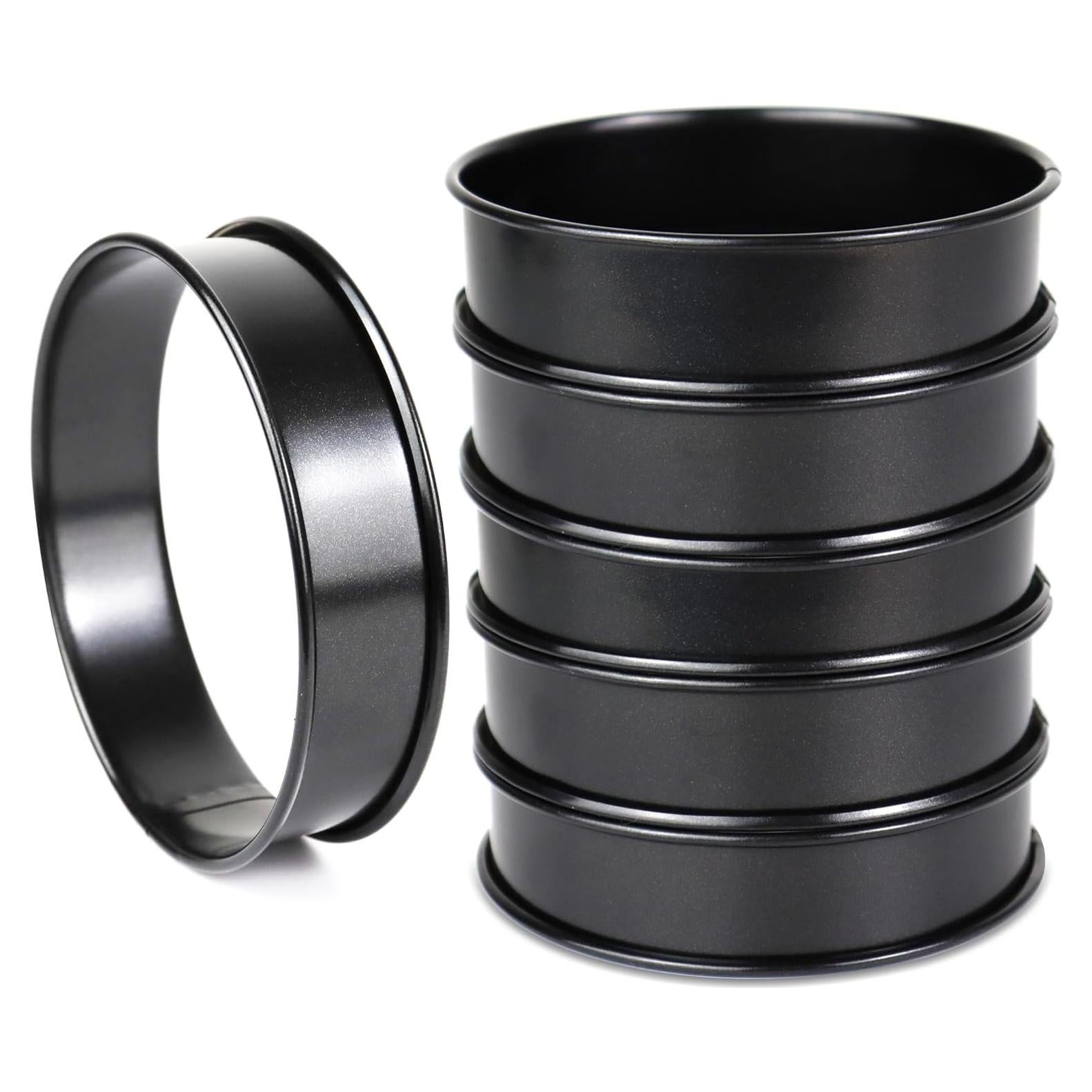 Juego de 6 Anillos para Muffin AIDOIT 10.5 cm Antiadherentes