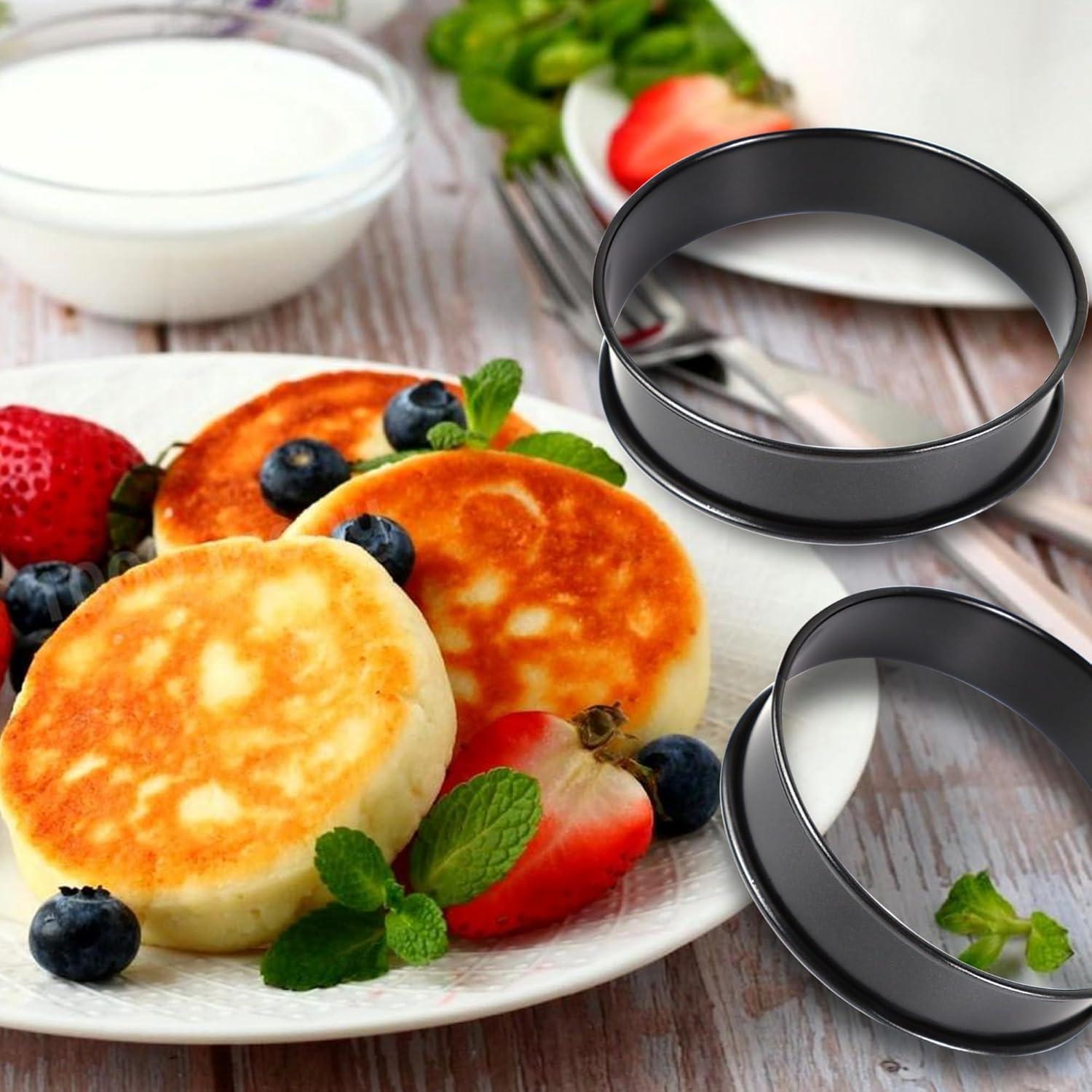 Juego de 6 Anillos para Muffin AIDOIT 10.5 cm Antiadherentes