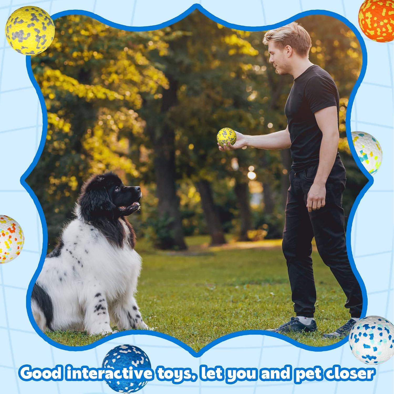 Pelotas de Juguete para Perros Lenwen 10 Pcs 7.62 cm