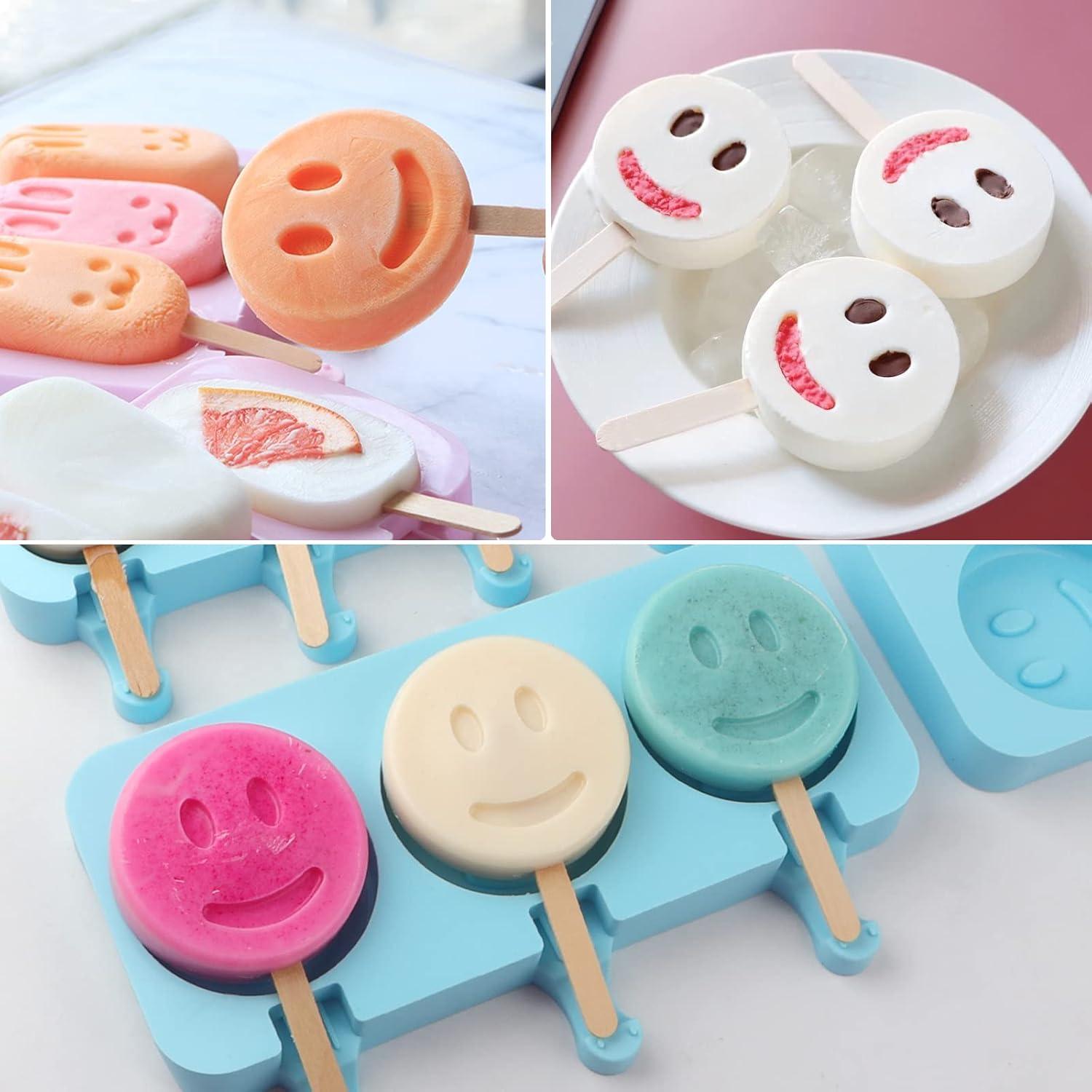 Moldes de Silicona para Paletas ICOCONG 2 Piezas Conejo 7 Cavidades