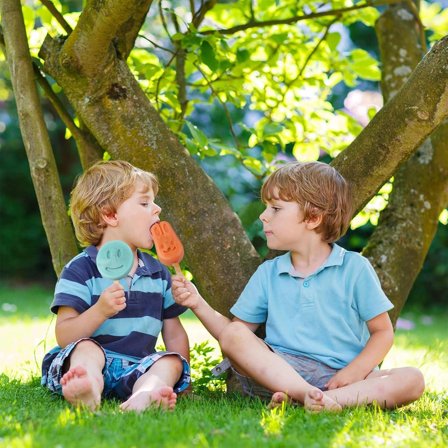 Moldes de Silicona para Paletas ICOCONG 2 Piezas Conejo 7 Cavidades