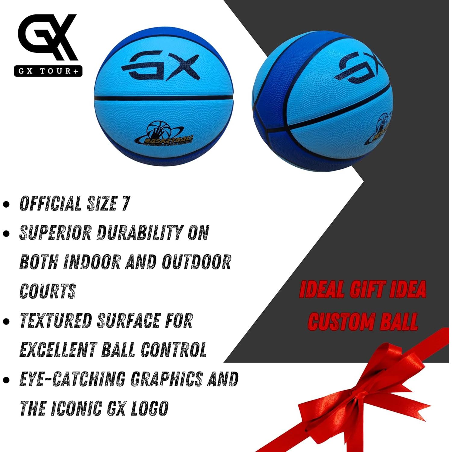Balón de Baloncesto GX TOUR+ GBR-1025 Tamaño 7 Goma