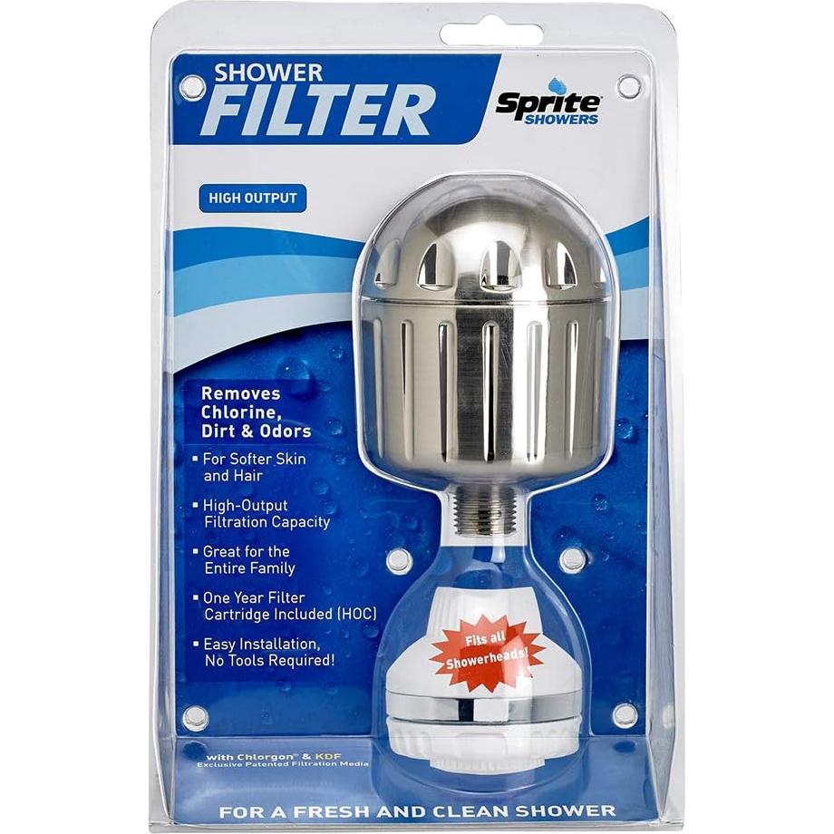 Filtro de Ducha Sprite HO2-BN Universal Níquel Cepillado