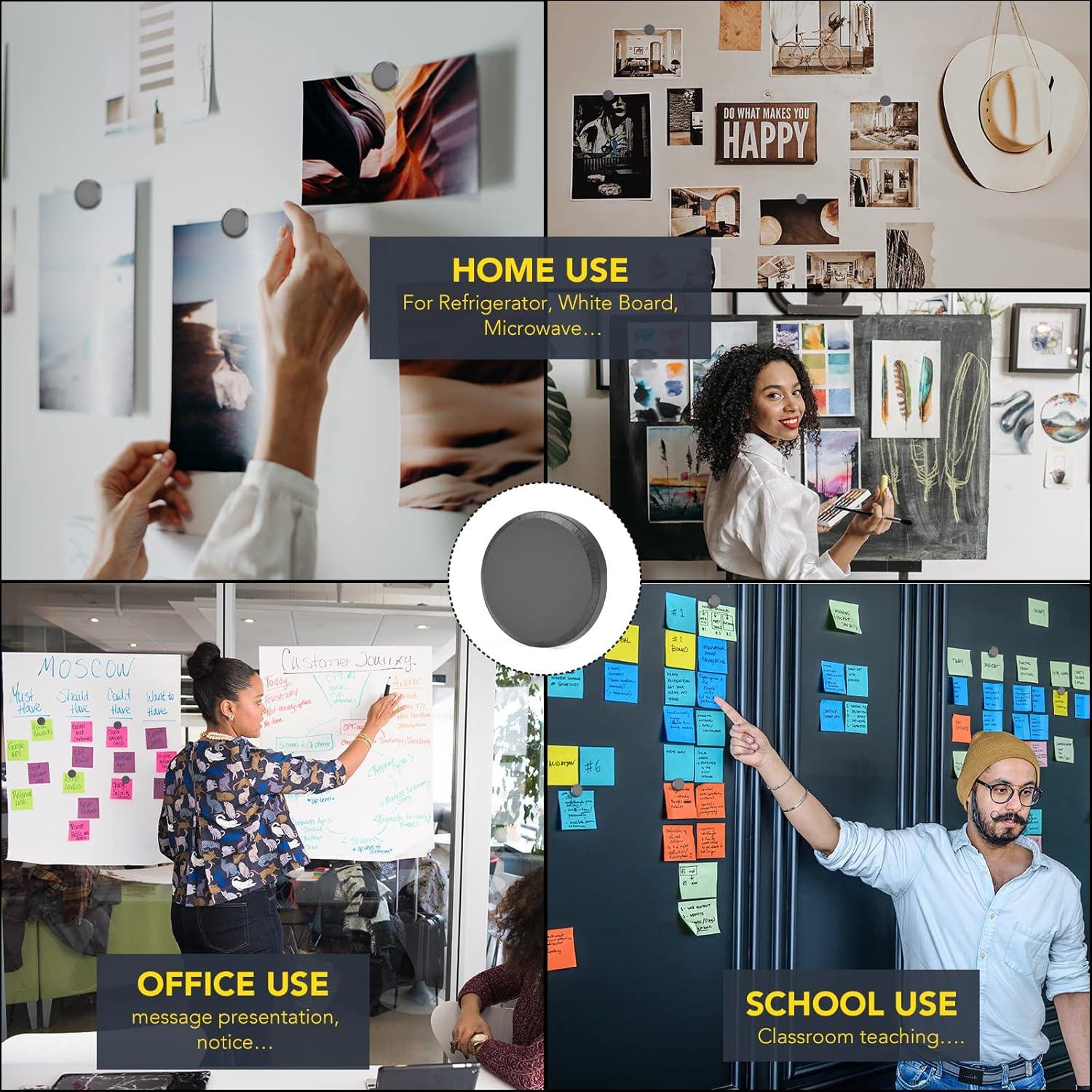 Imanes de Cerámica TRYMAG 15mm 345PCS Negro