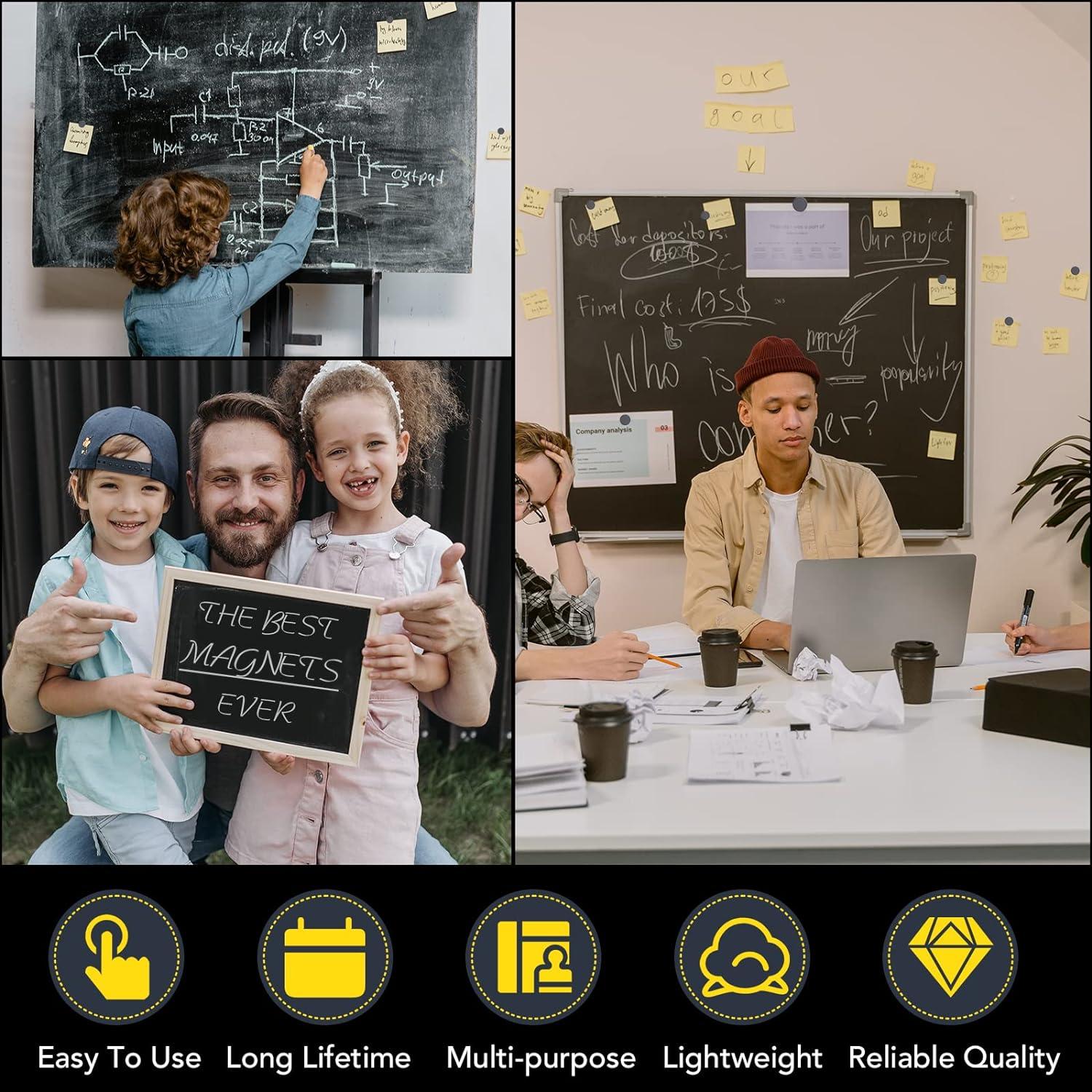 Imanes de Cerámica TRYMAG 15mm 345PCS Negro