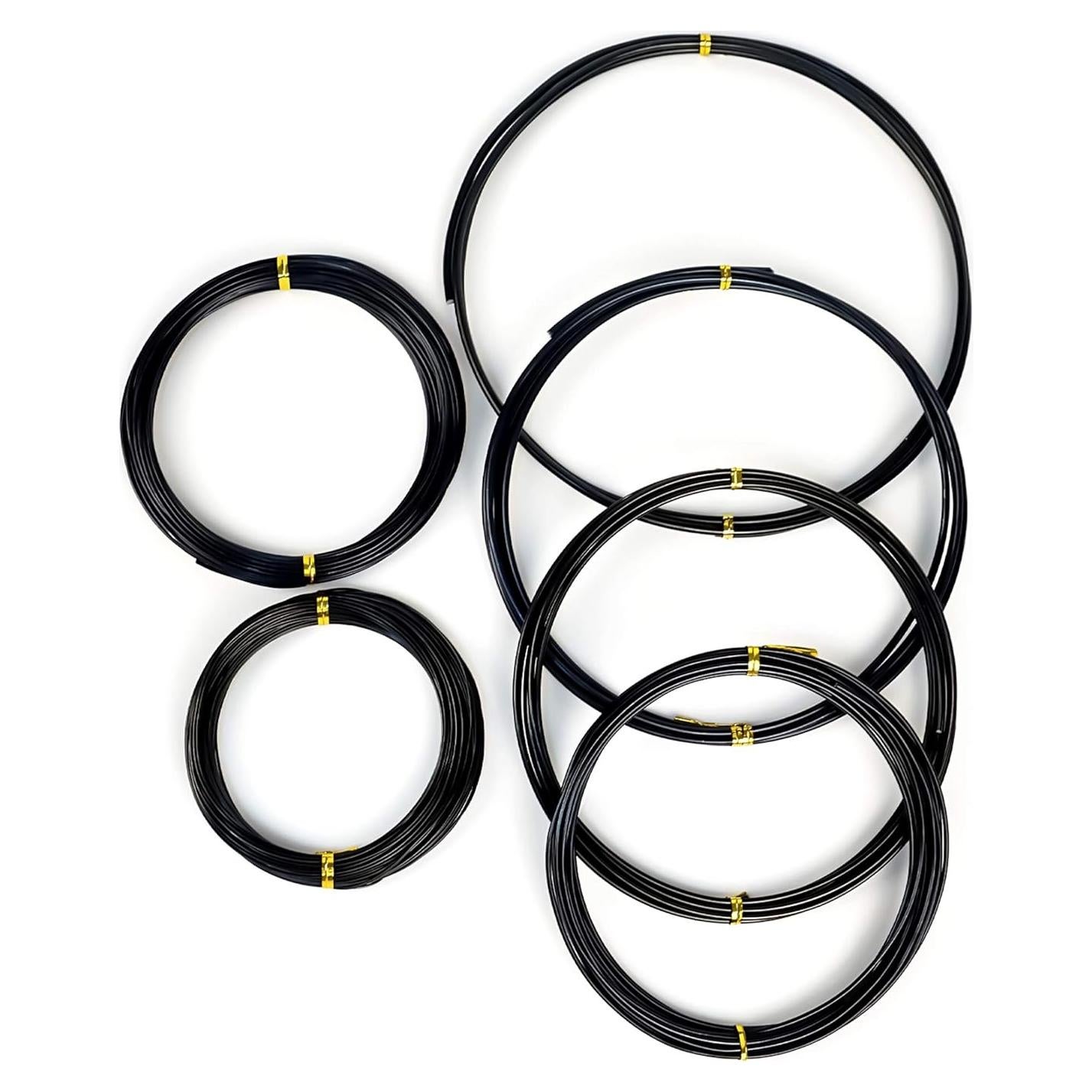 Kit Alambre para Bonsai MoHern 152 Pies 6 Tamaños Aluminio