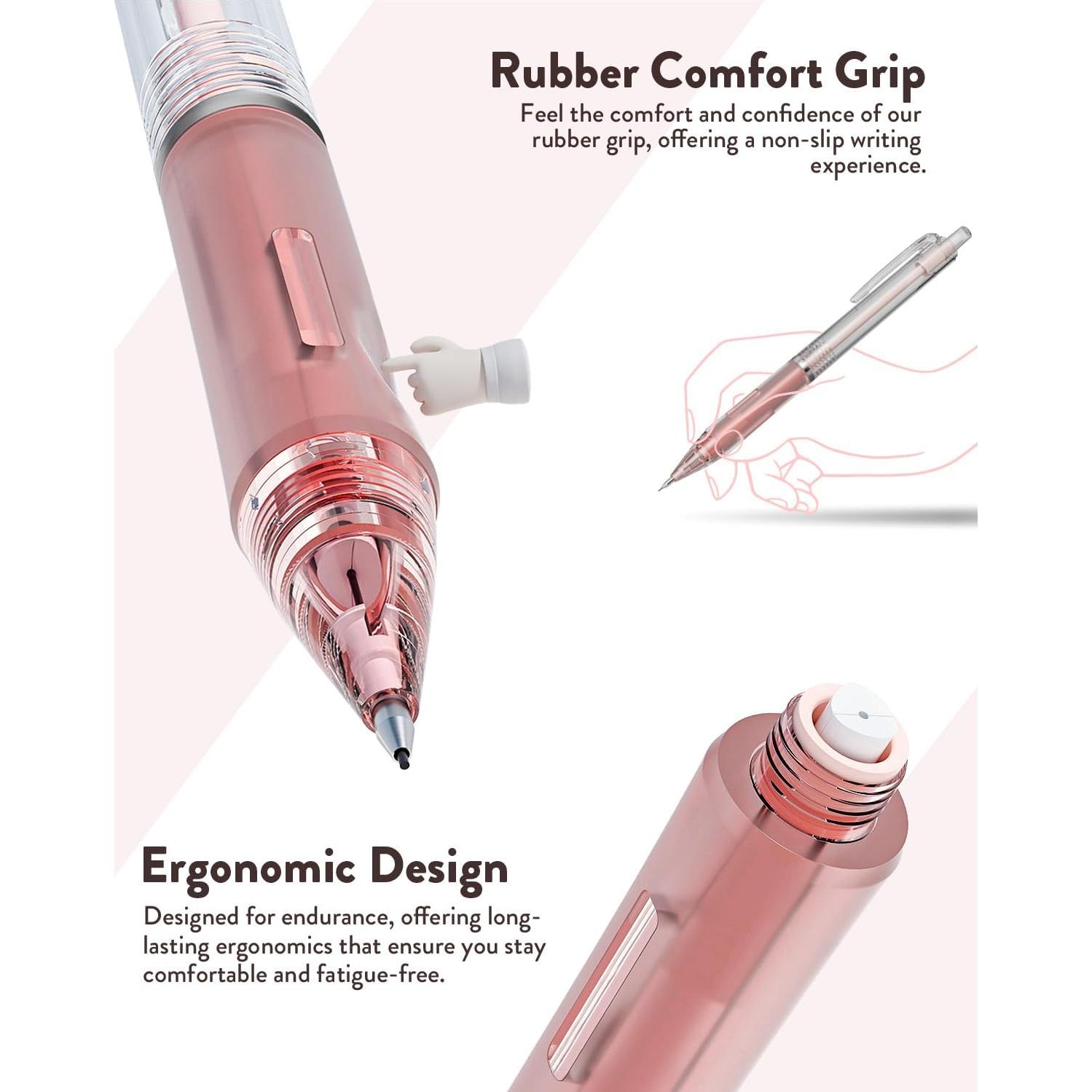 Juego de Lápices Mecánicos Four Candies 0.5 y 0.7mm con Estuche