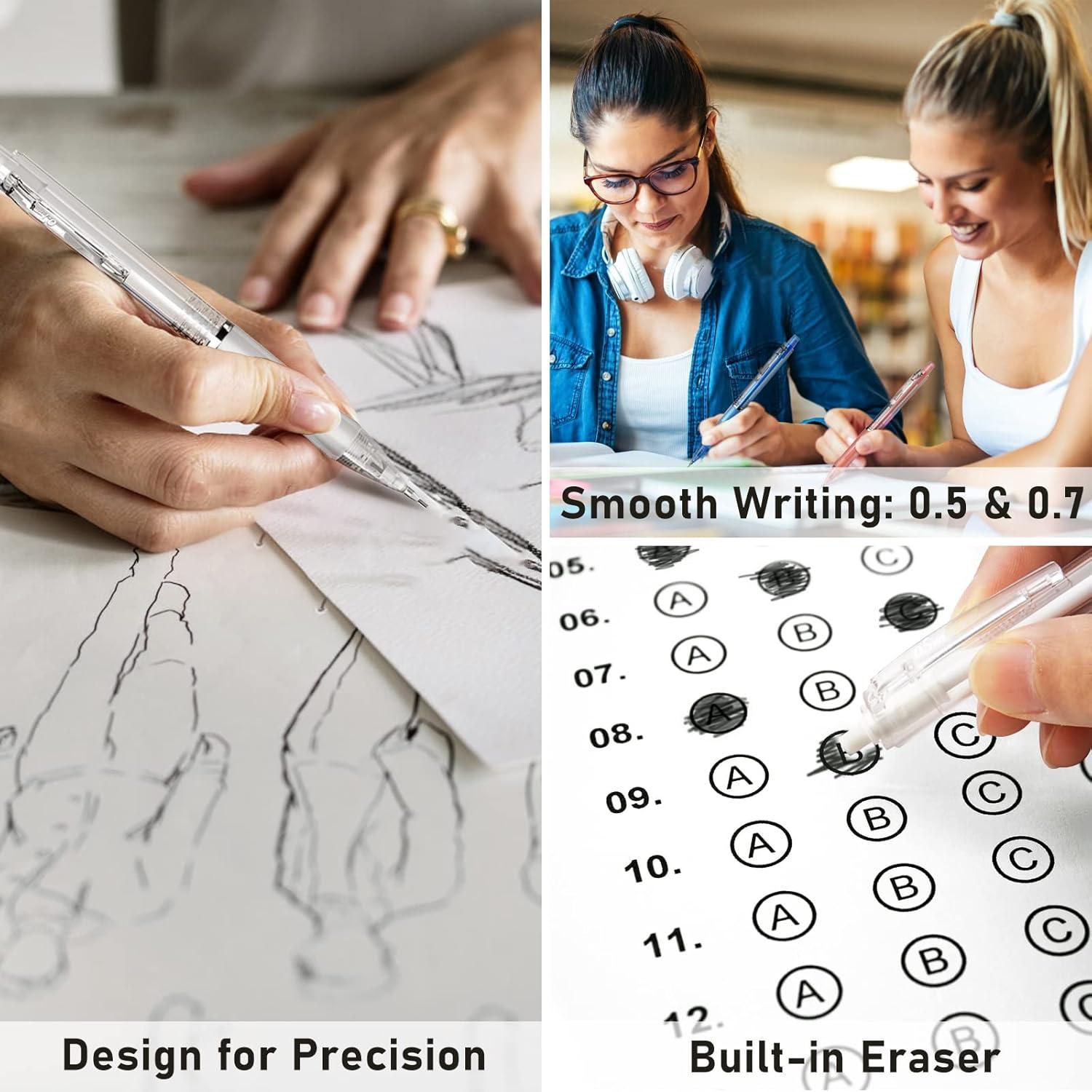 Juego de Lápices Mecánicos Four Candies 0.5 y 0.7mm con Estuche