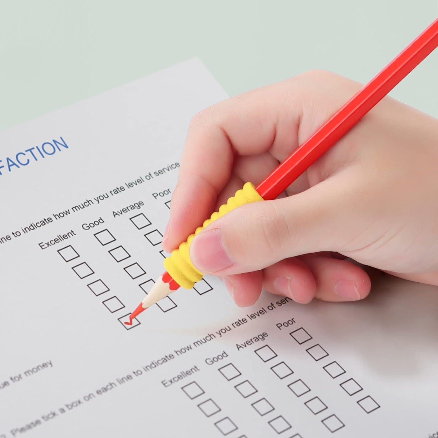 Agarraderas de Espuma OSsteed 50 Pcs Multicolor para Lápiz